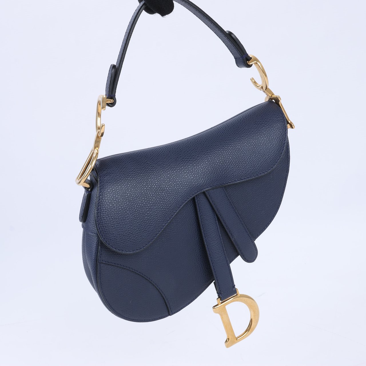 Dior Dior Saddle Mini Bag Leather Handbag in Navy Blue (Marketplaces) Navy