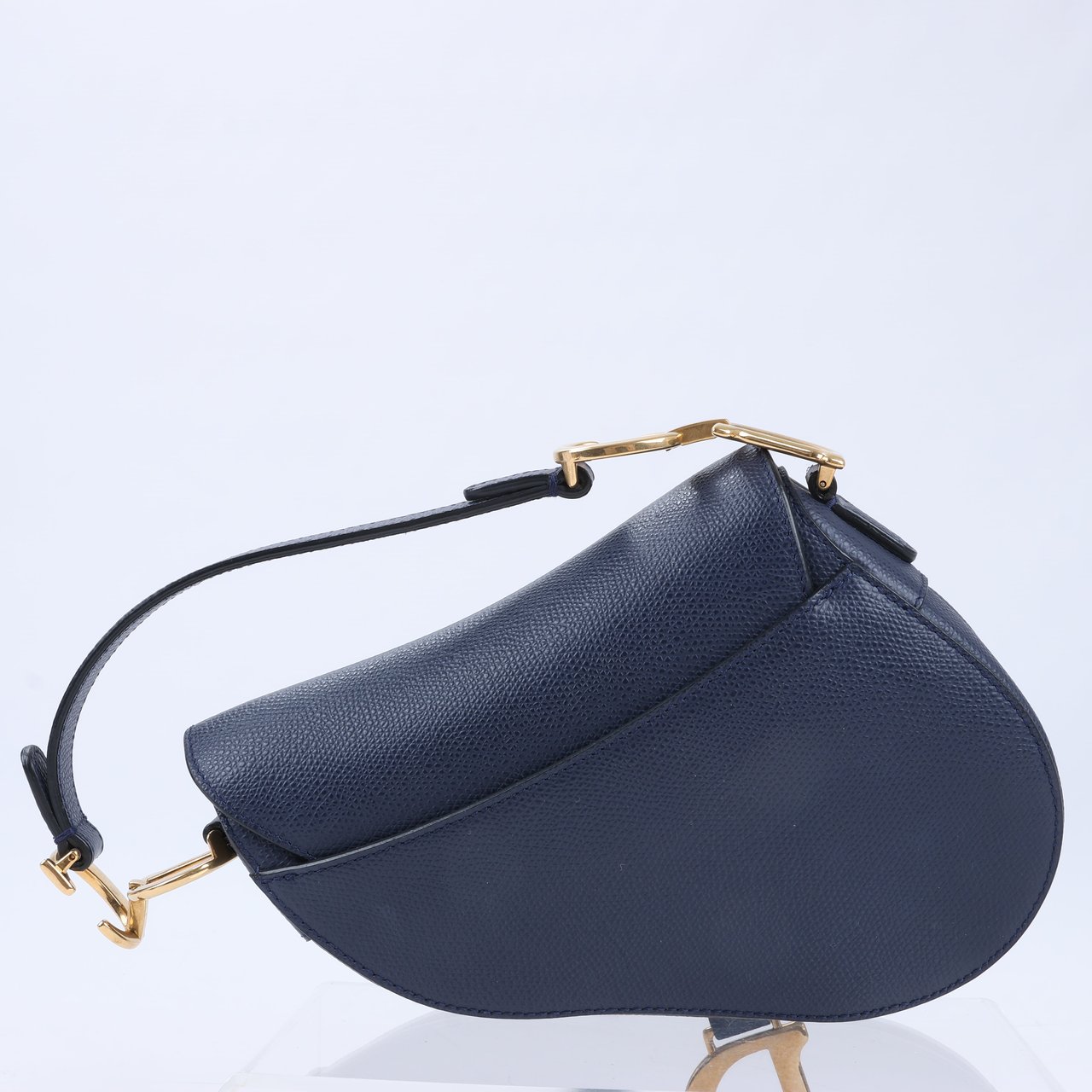 Dior Dior Saddle Mini Bag Leather Handbag in Navy Blue (Marketplaces) Navy