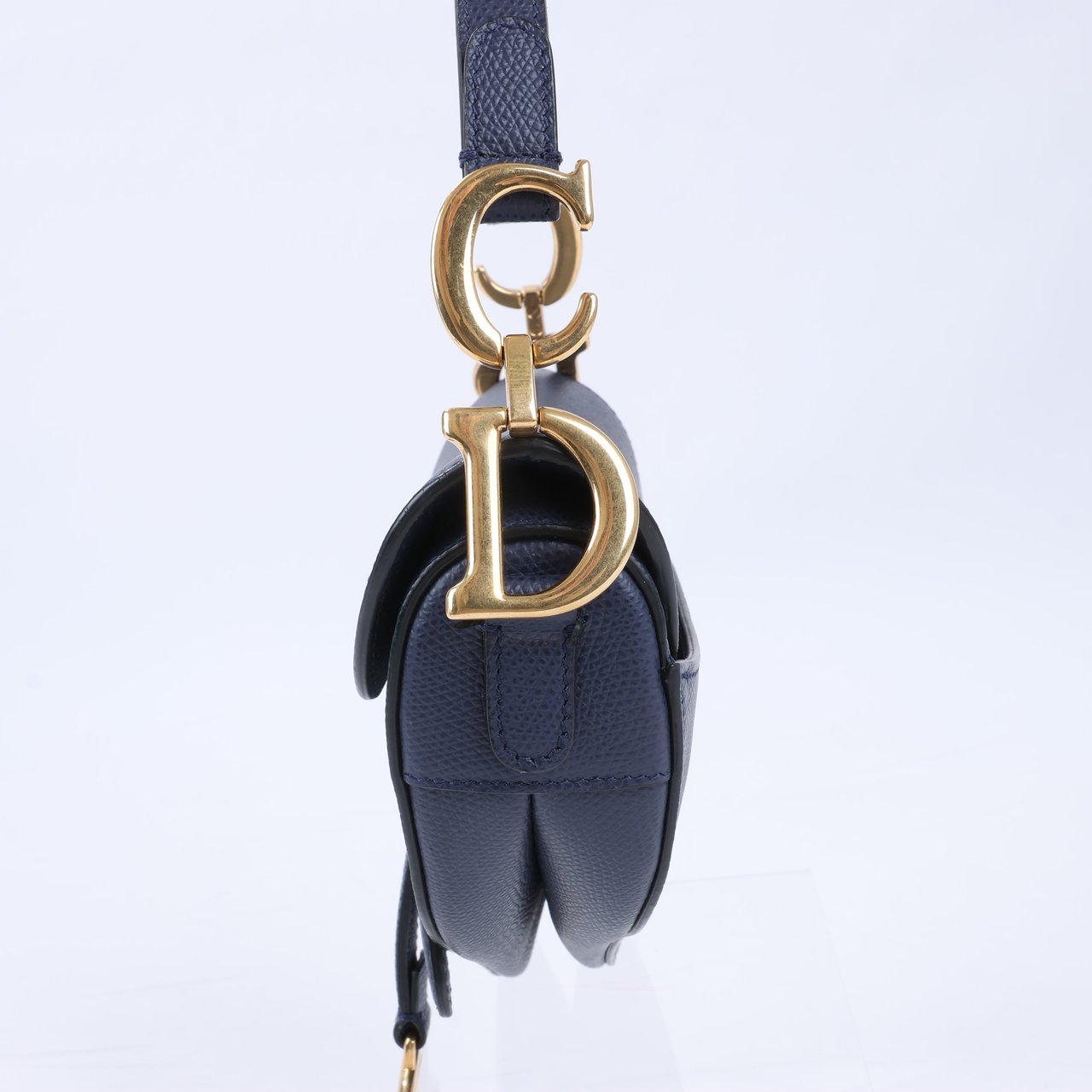 Dior Dior Saddle Mini Bag Leather Handbag in Navy Blue (Marketplaces) Navy