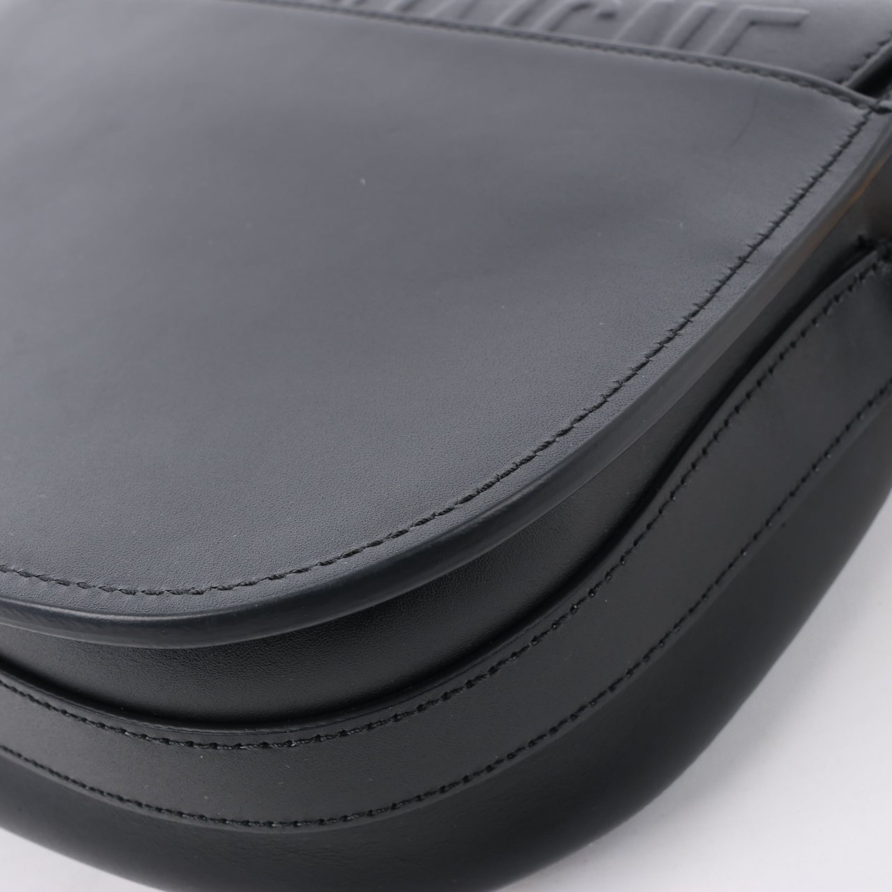 Dior Dior Bobby Medium Calfskin Flap Shoulder Bag in Black Zwart