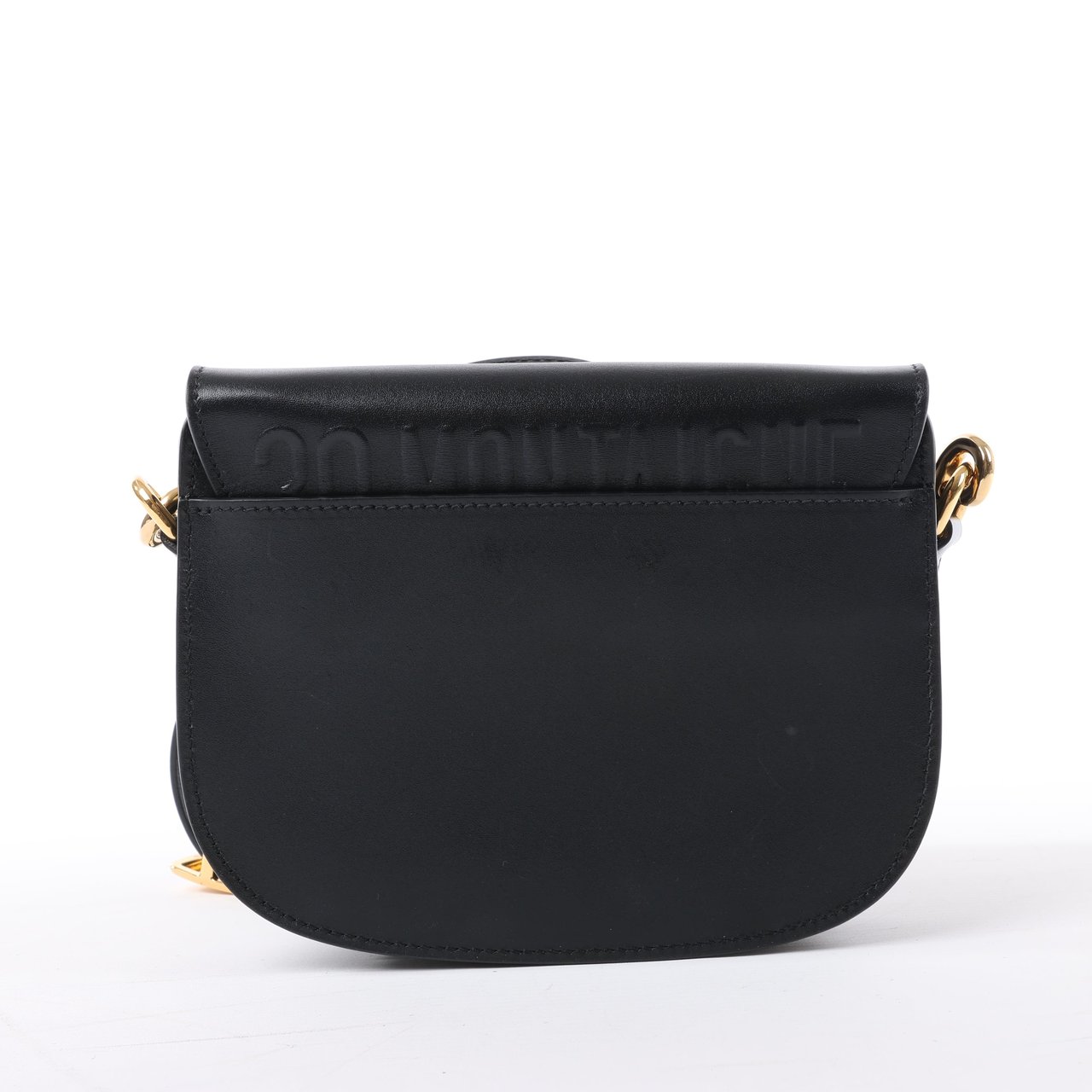 Dior Dior Bobby Small Calfskin Flap Shoulder Bag in Black Zwart