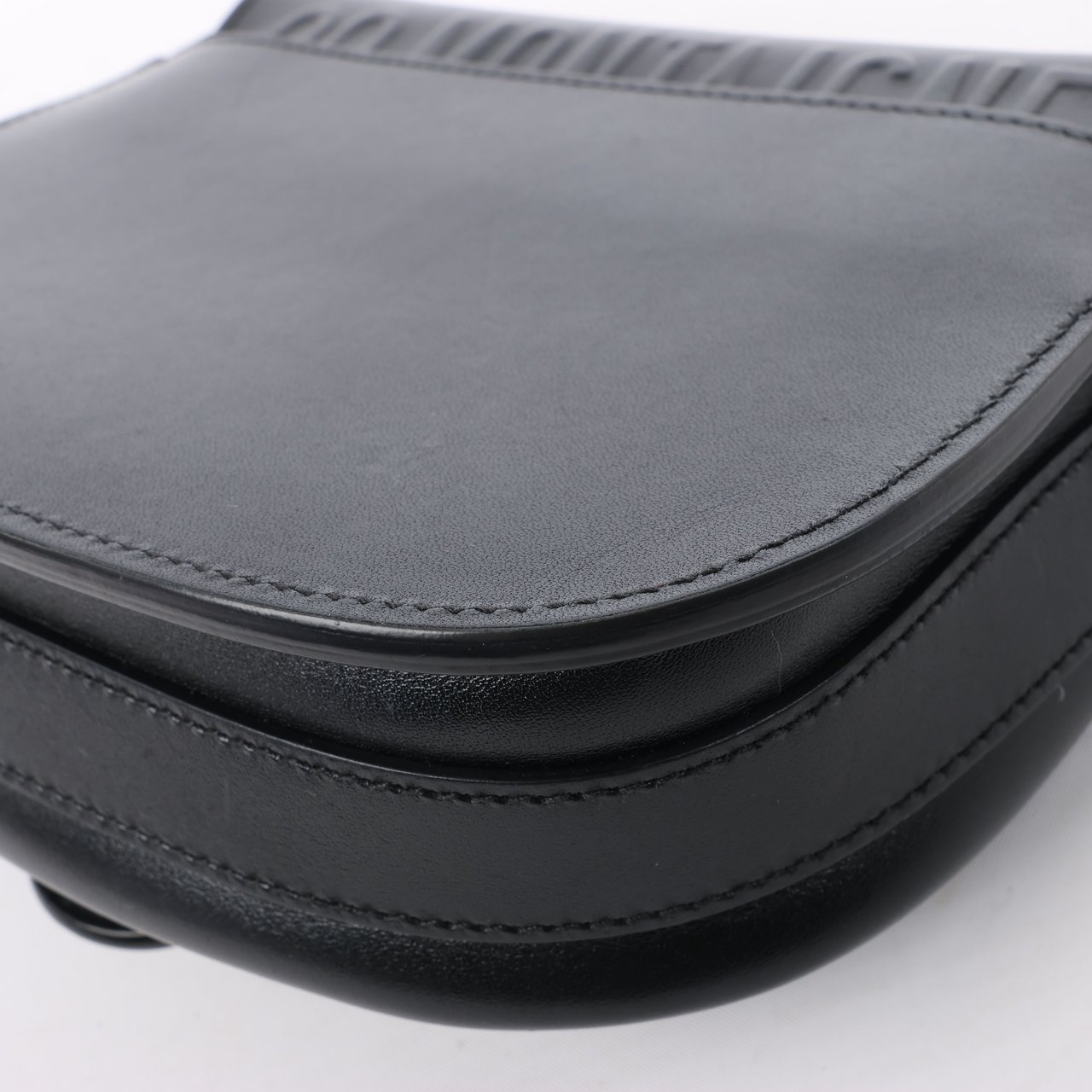 Dior Dior Bobby Small Calfskin Flap Shoulder Bag in Black Zwart