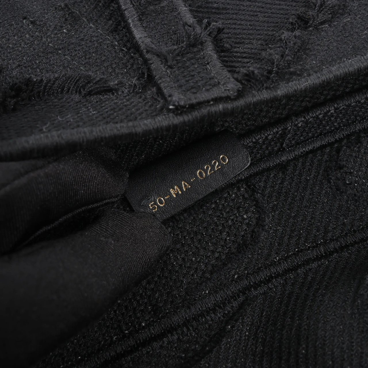 Dior Dior Saddle Classic Bag Canvas Shoulder Bag in Black Zwart