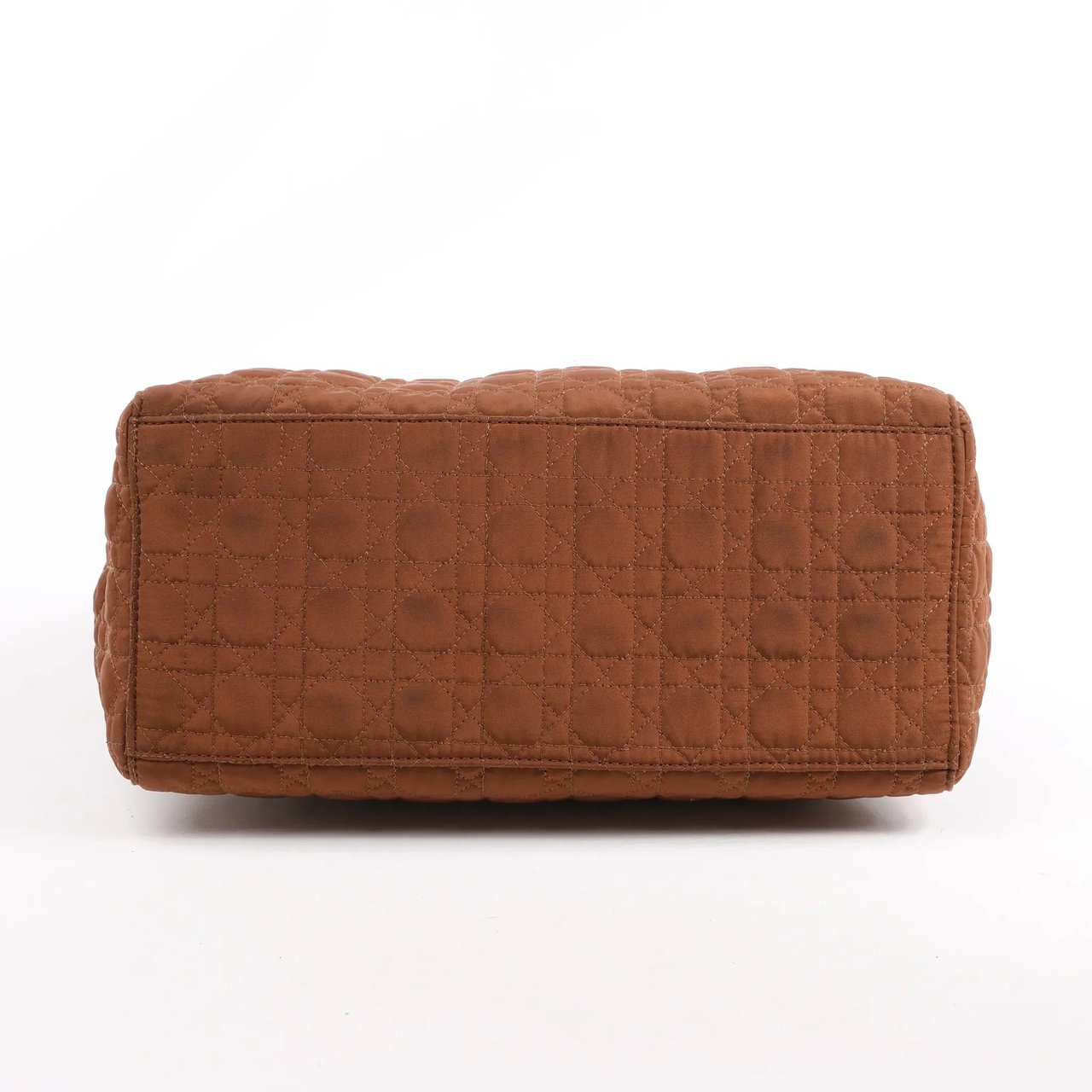 Dior Dior Lady Dior Cannage Nylon Handbag in Brown Bruin