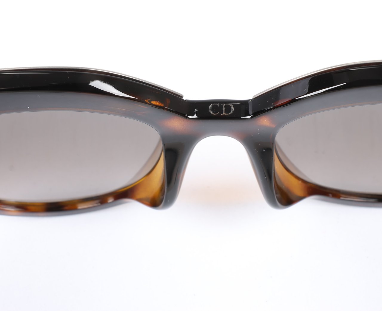 Dior Dior Brown Havana Dior Soft 1 Cat Eye Sunglasses Bruin