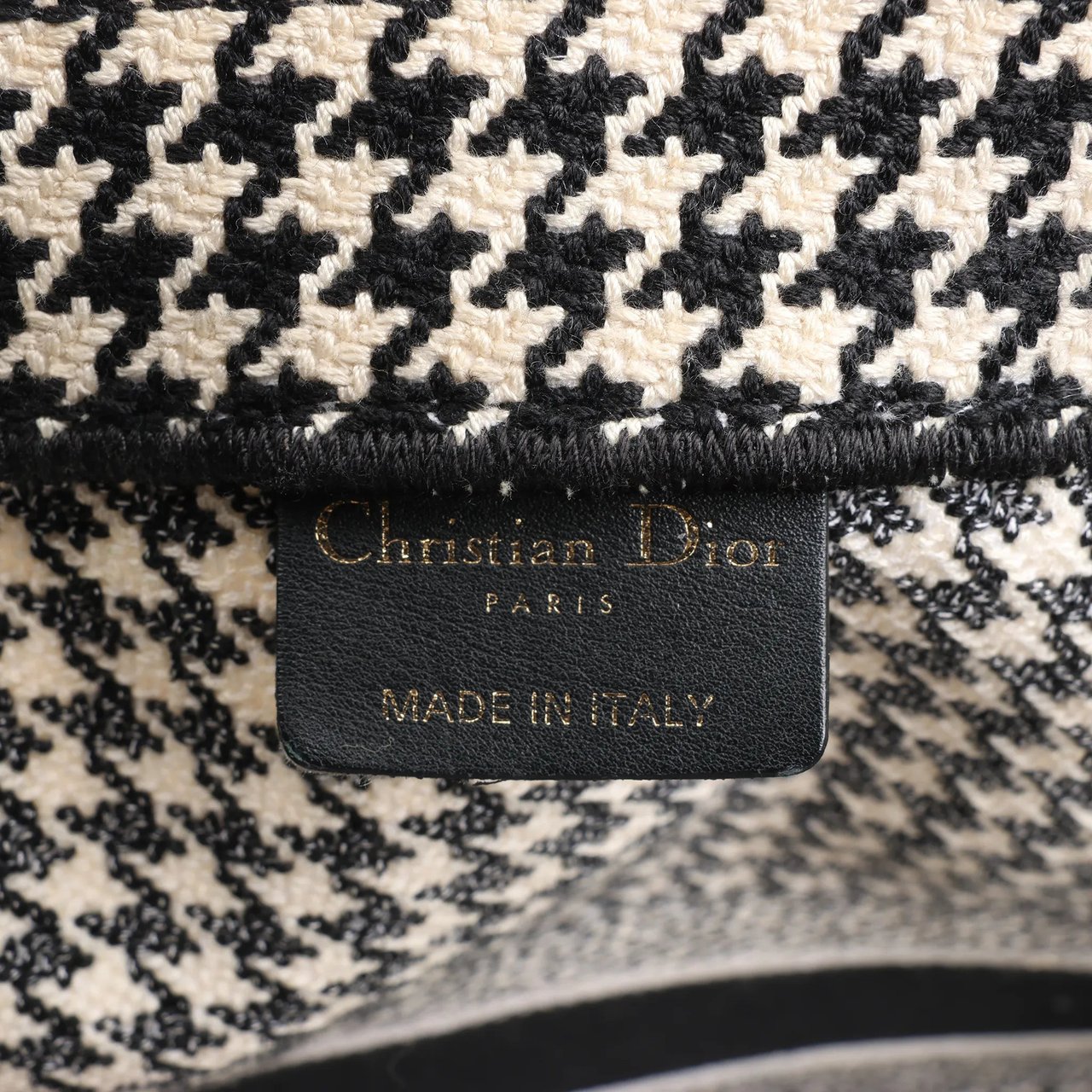 Dior Dior Book Tote Large Canvas Shoulder Bag in Black x White Divers