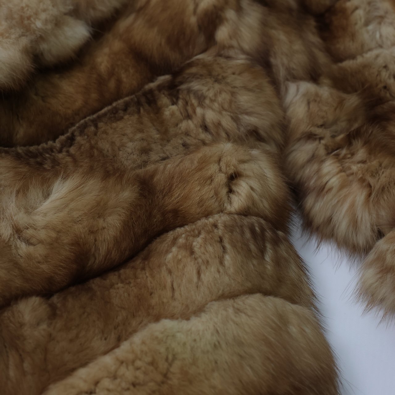 Dior Vintage Christian Dior Paris Golden Marten Fur Coat Bruin