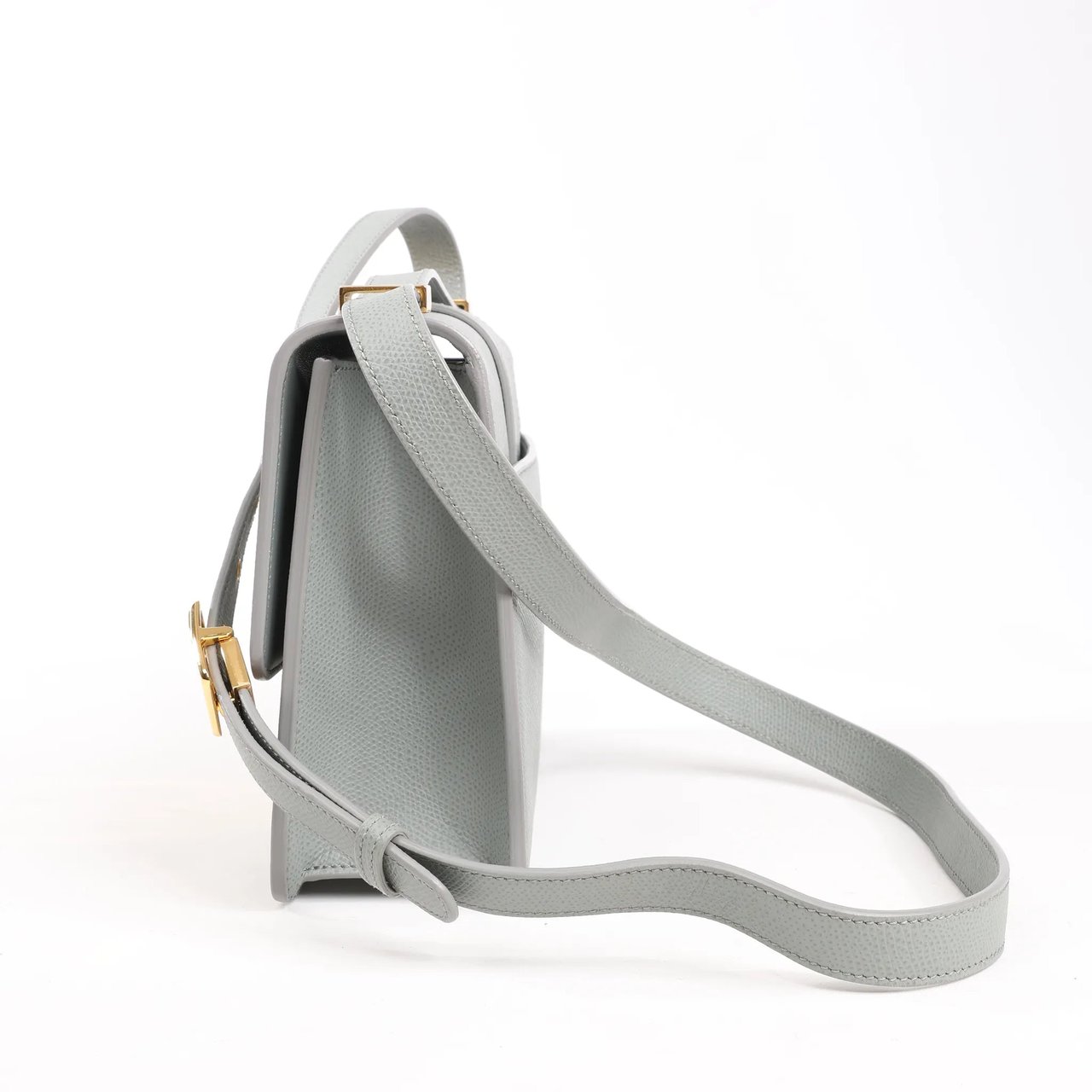 Dior Dior Montaigne 30 Leather Shoulder bag in Gray Grijs