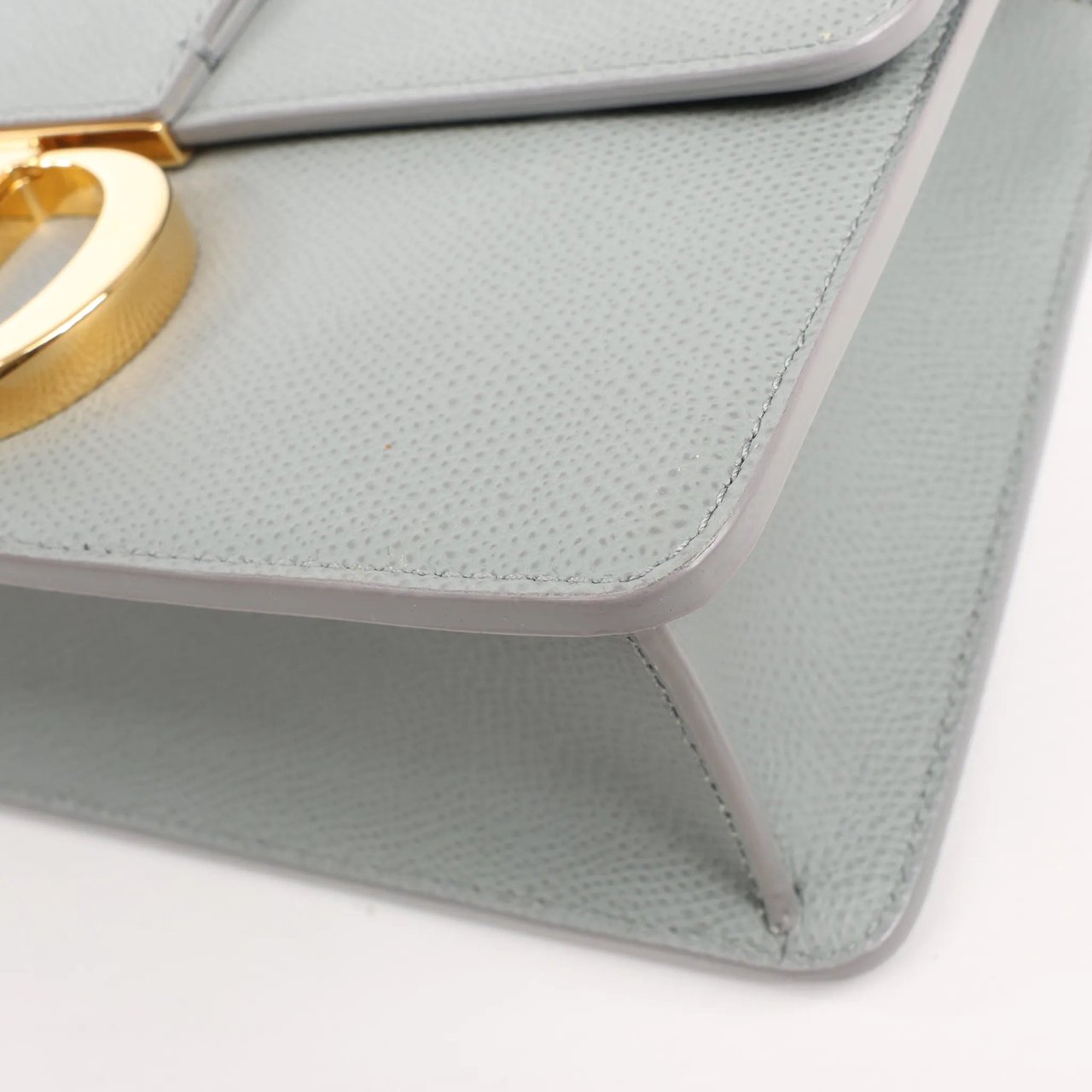 Dior Dior Montaigne 30 Leather Shoulder bag in Gray Grijs