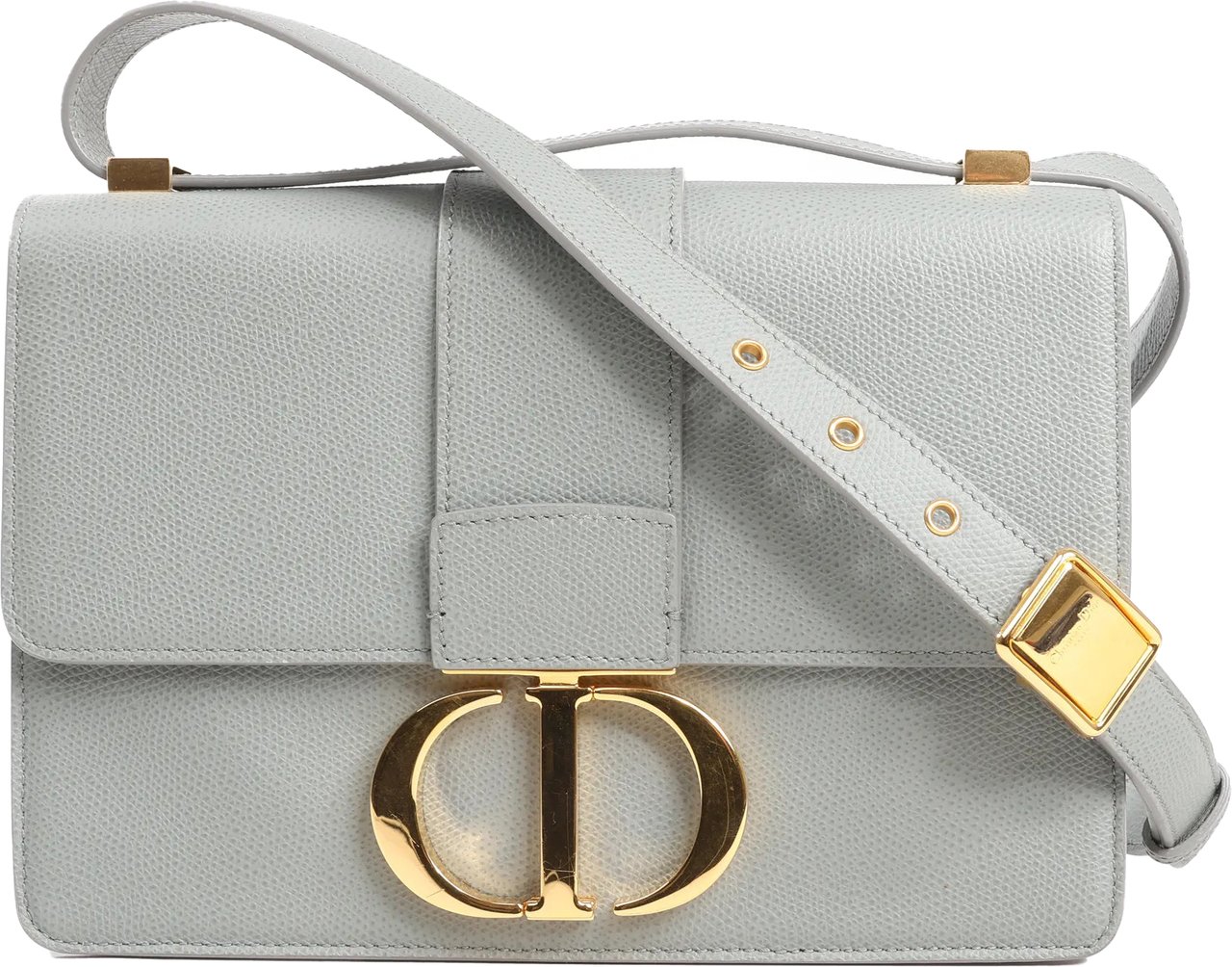 Dior Dior Montaigne 30 Leather Shoulder bag in Gray Grijs