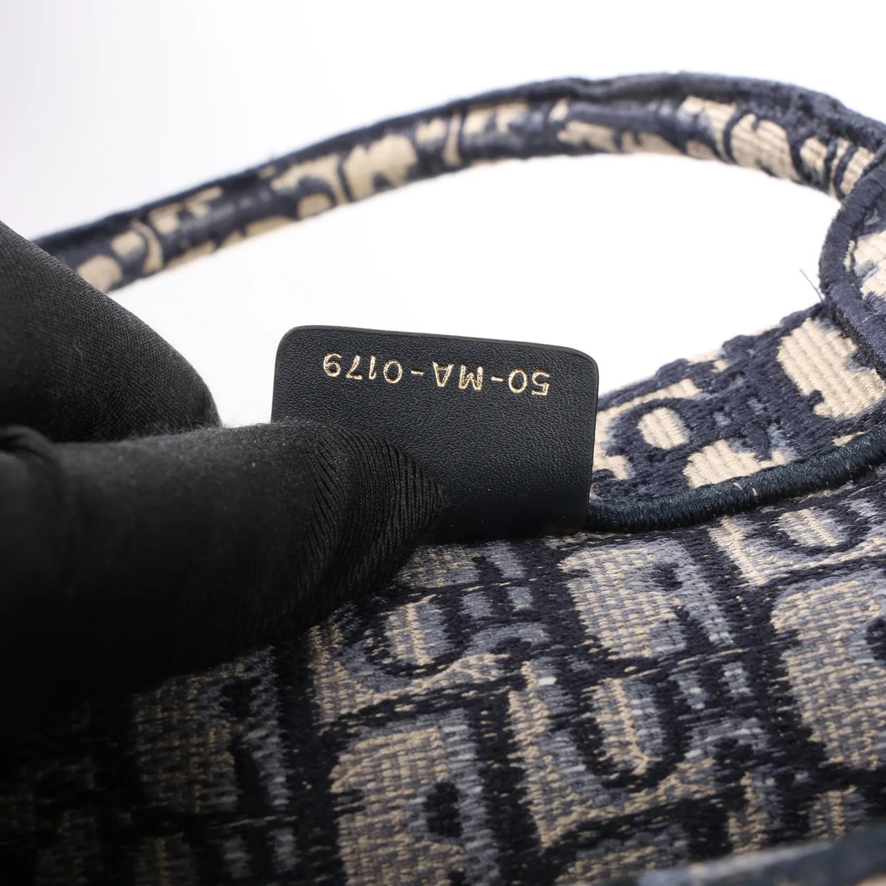 Dior Dior Book Tote Large Oblique Canvas Shoulder Bag in Navy Blue Divers