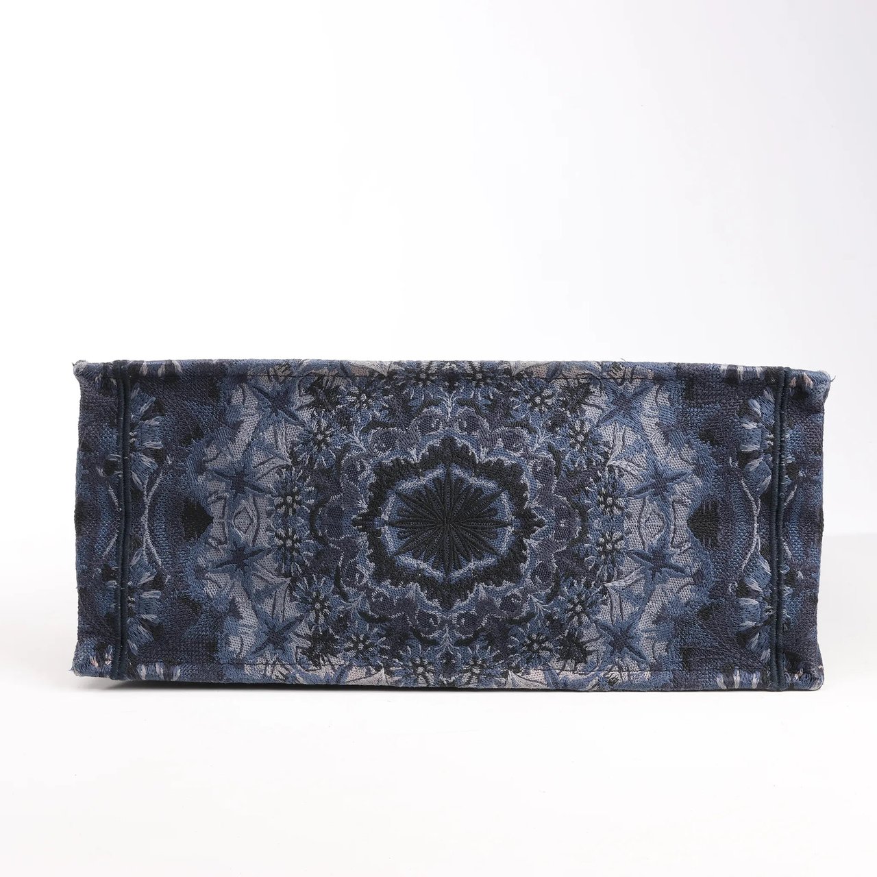 Dior Dior Book Tote Large Kaleidiorscopic Canvas Shoulder Bag in Navy Blue Navy