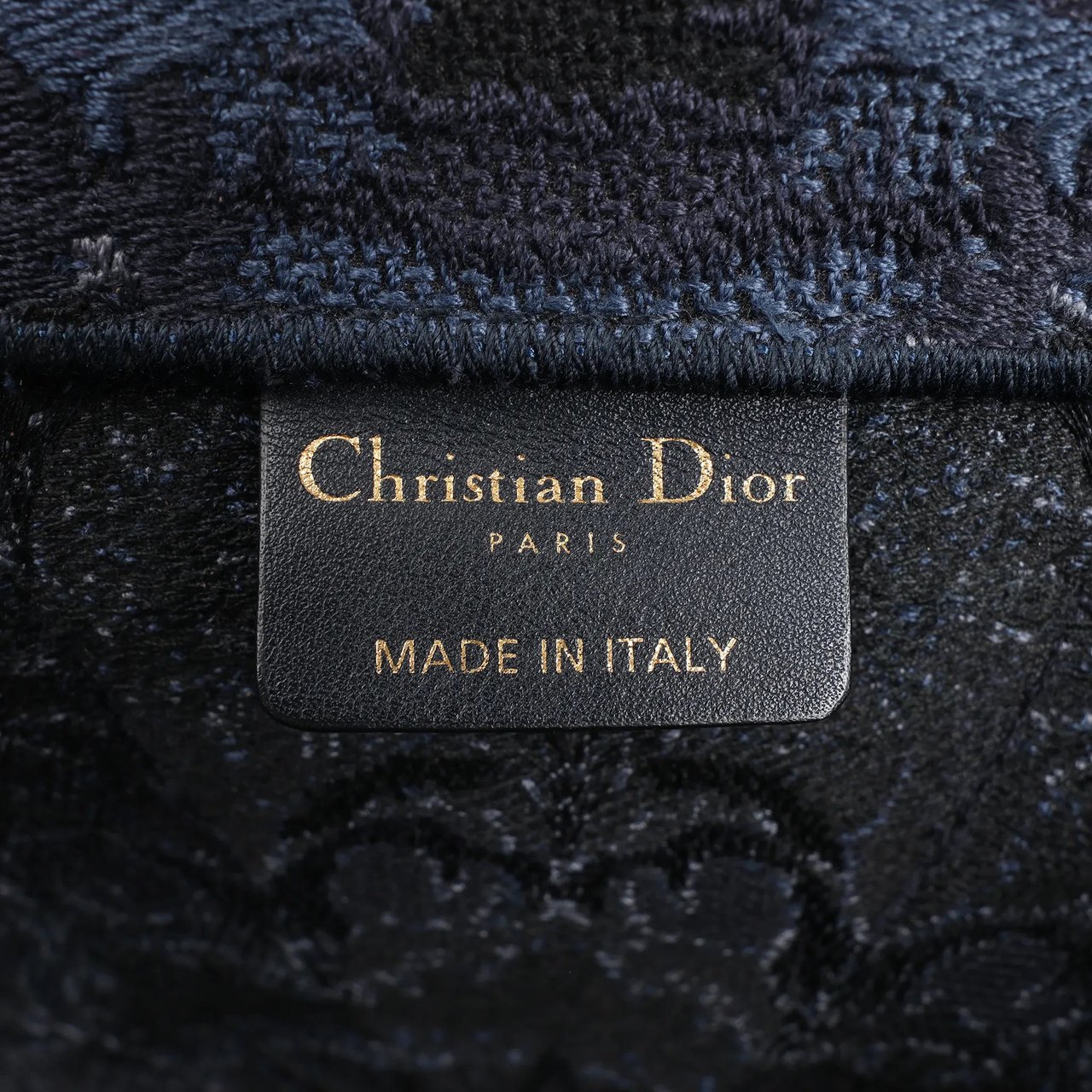 Dior Dior Book Tote Large Kaleidiorscopic Canvas Shoulder Bag in Navy Blue Navy