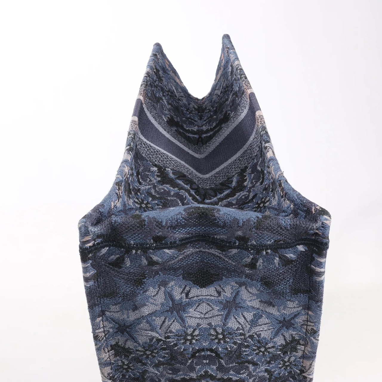 Dior Dior Book Tote Large Kaleidiorscopic Canvas Shoulder Bag in Navy Blue Navy