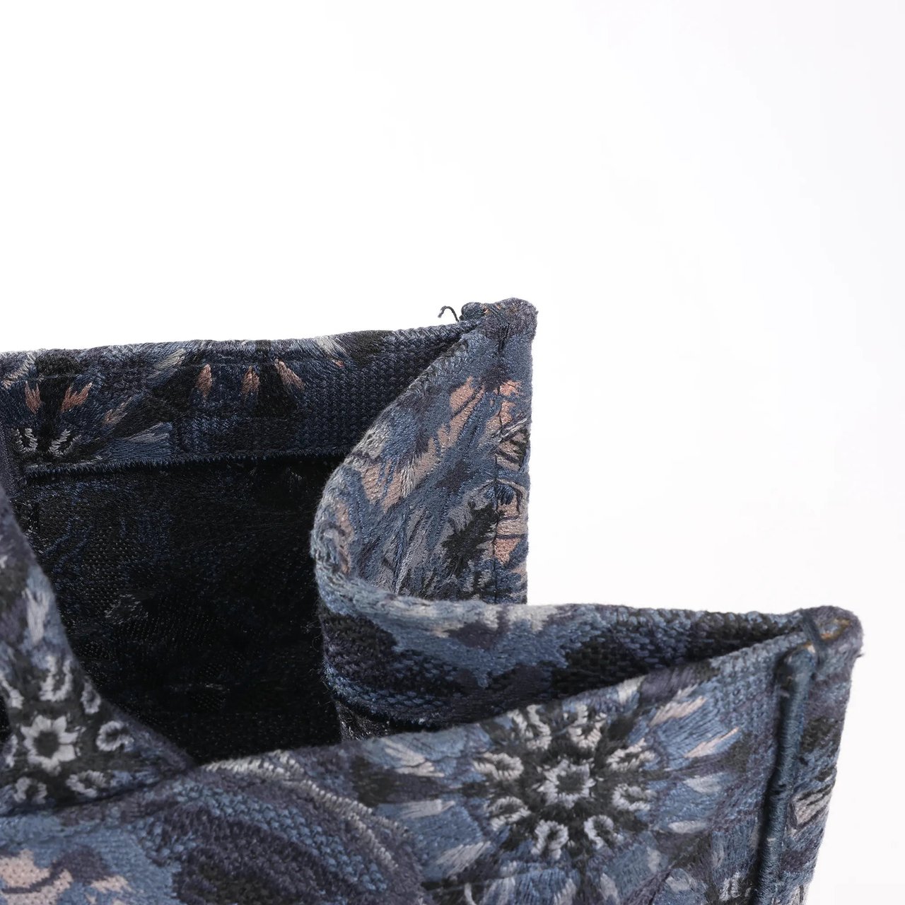 Dior Dior Book Tote Large Kaleidiorscopic Canvas Shoulder Bag in Navy Blue Navy