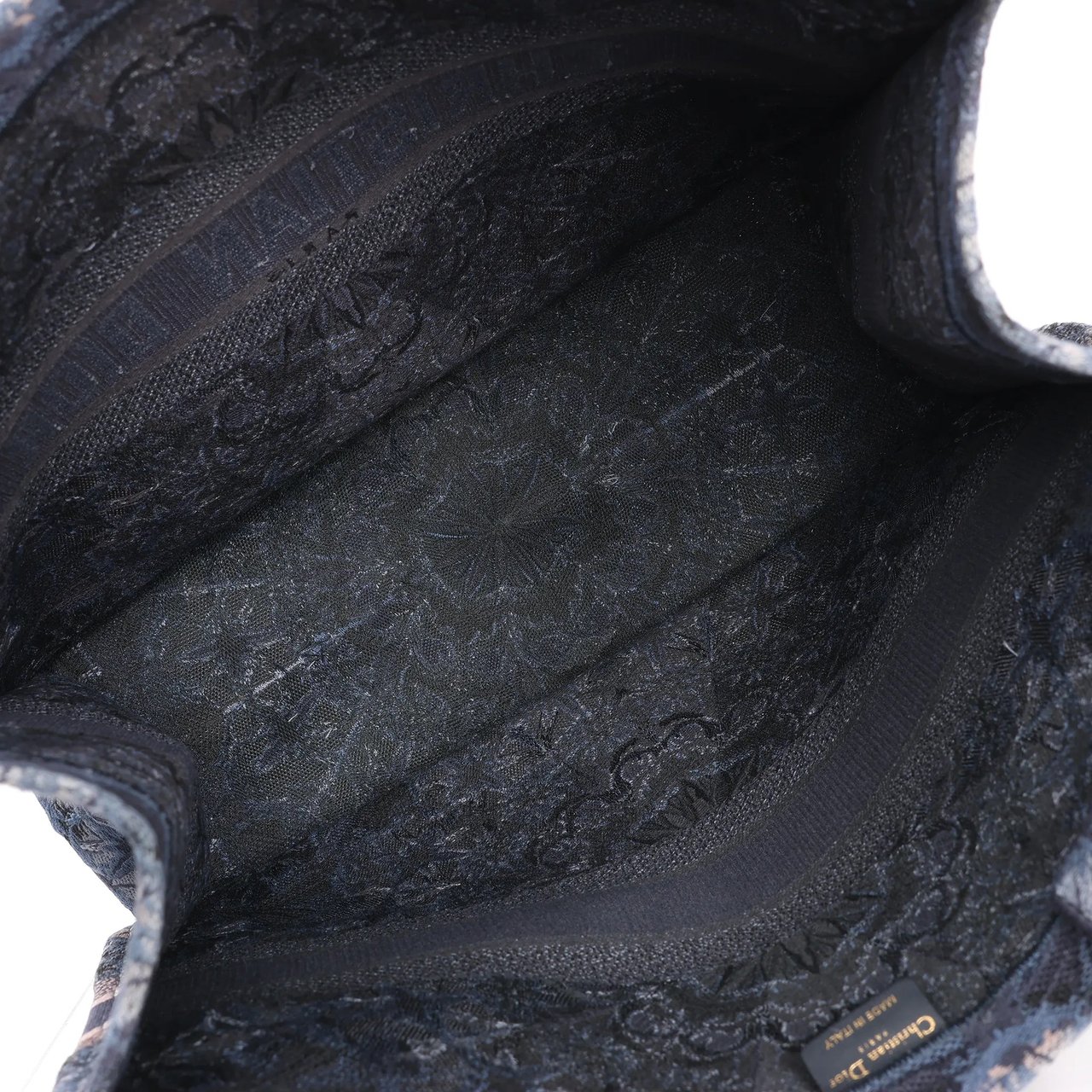 Dior Dior Book Tote Large Kaleidiorscopic Canvas Shoulder Bag in Navy Blue Navy