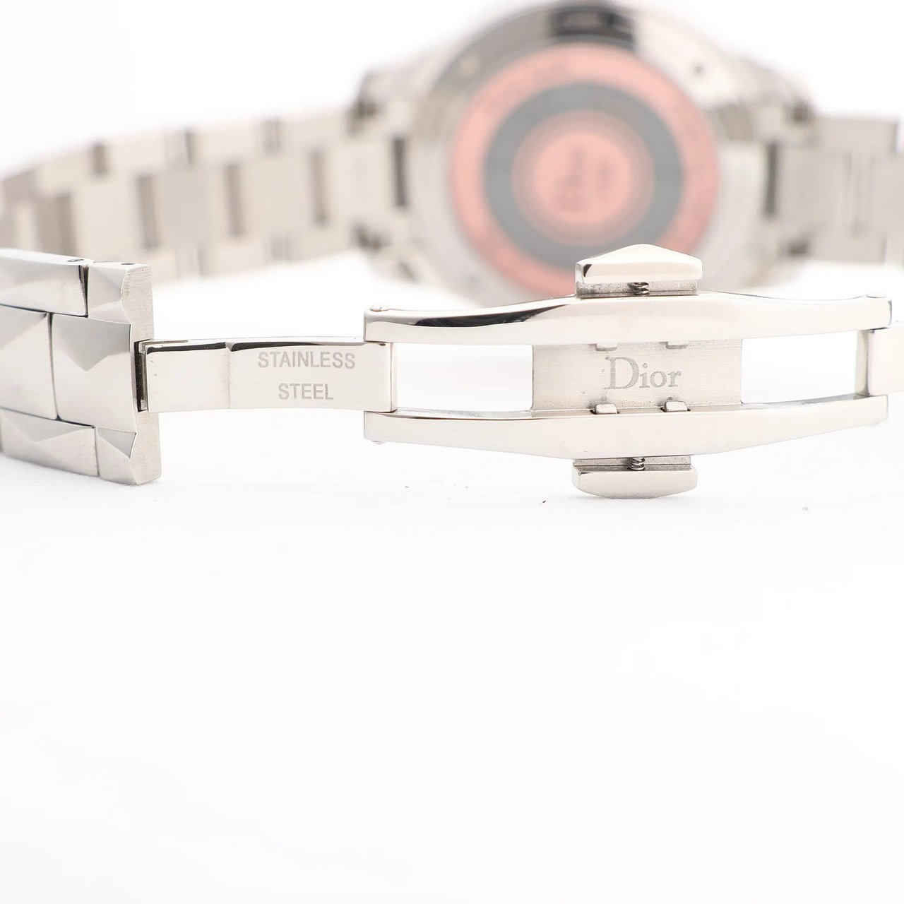 Dior Dior Montaigne CD152510 FU6977 SS AT Watch with Blue Dial Blauw