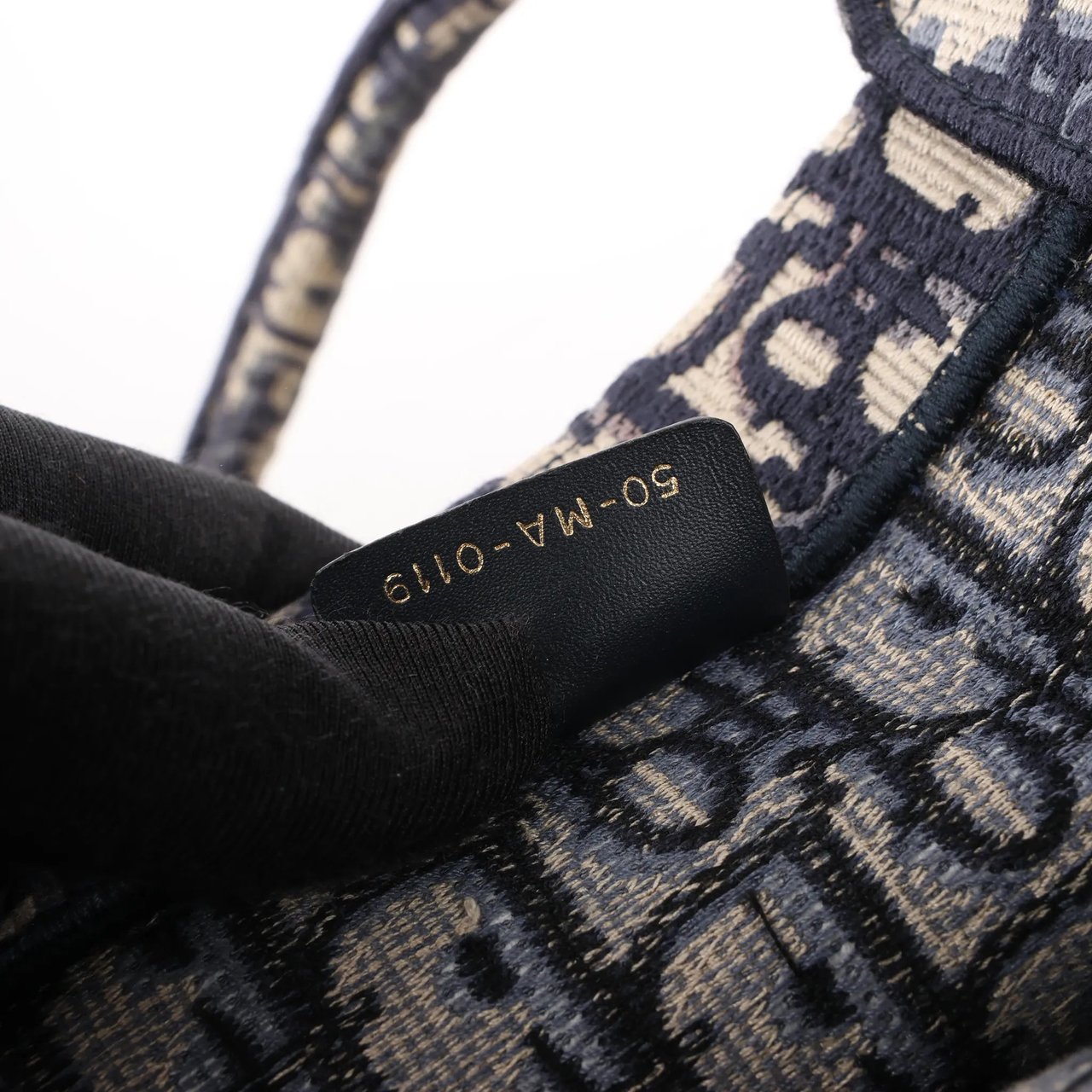 Dior Dior Book Tote Large Oblique Canvas Shoulder Bag in Navy Blue Divers