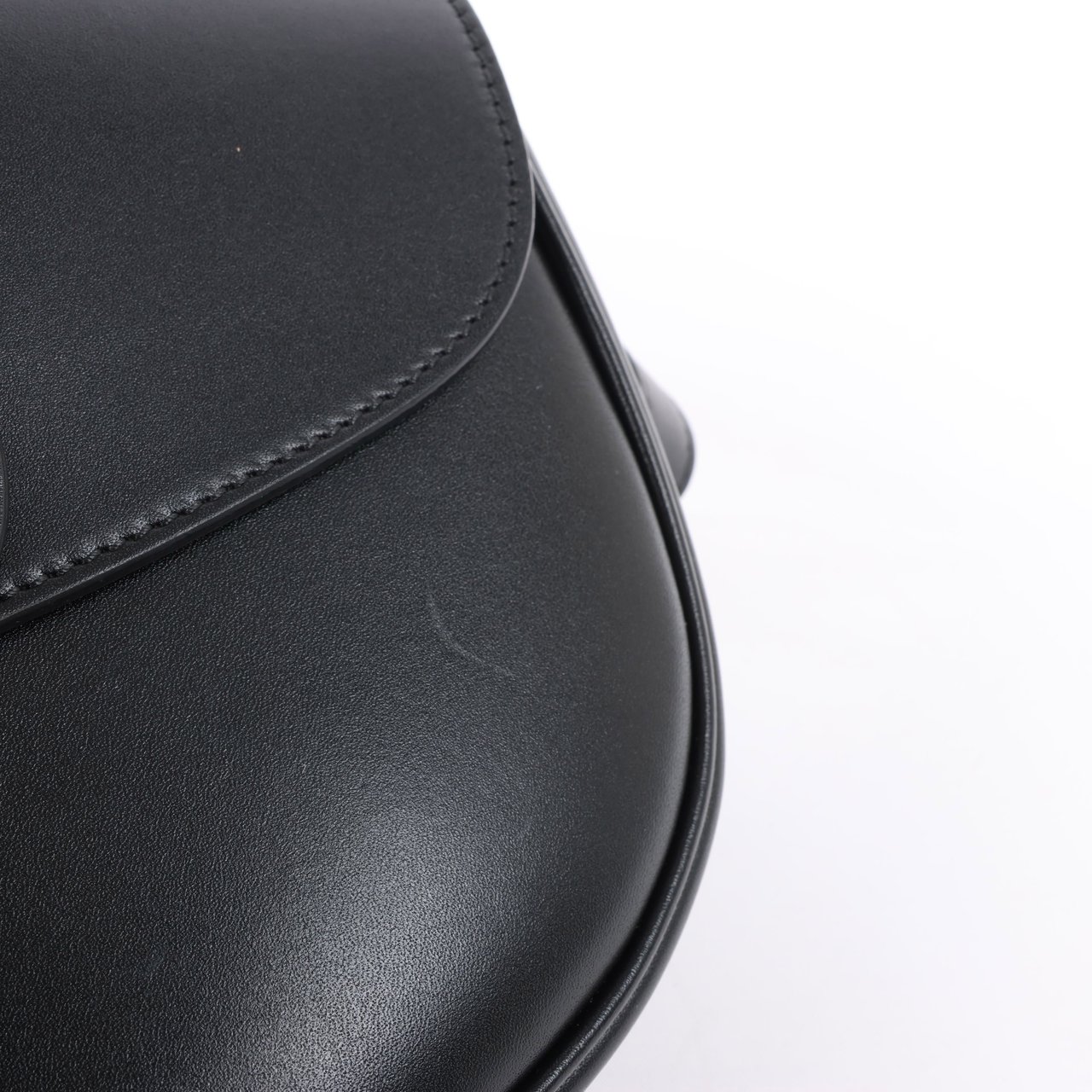 Dior Dior Bobby Medium Calfskin Flap Shoulder Bag in Black Zwart