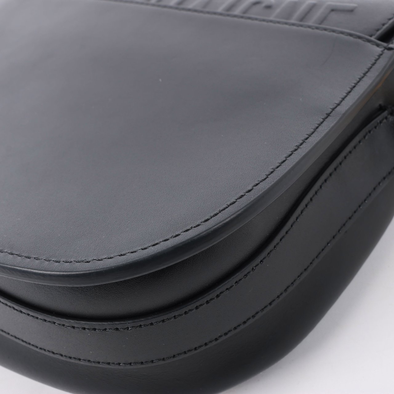 Dior Dior Bobby Medium Calfskin Flap Shoulder Bag in Black Zwart