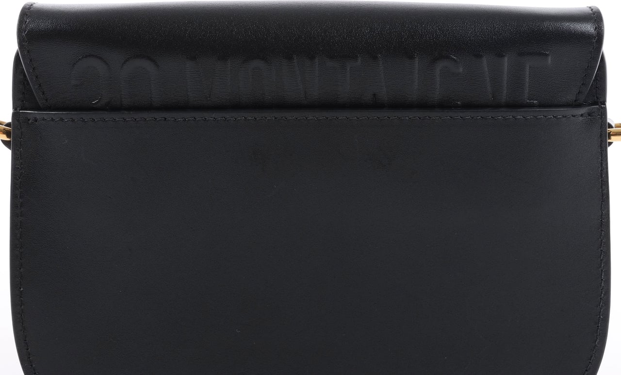 Dior Dior Bobby Small Calfskin Flap Shoulder Bag in Black Zwart