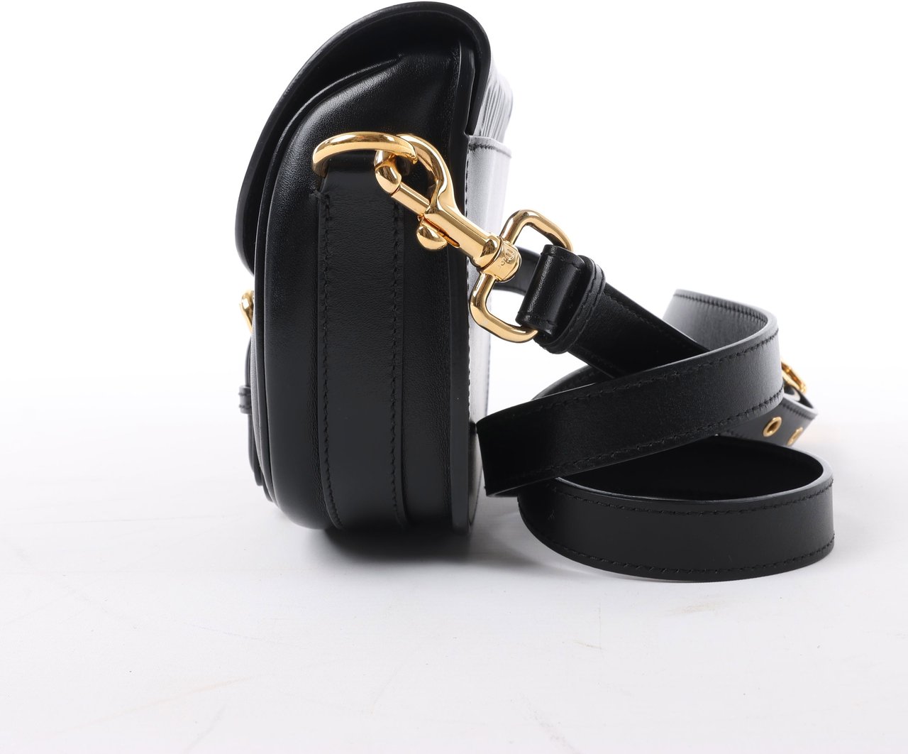 Dior Dior Bobby Small Calfskin Flap Shoulder Bag in Black Zwart