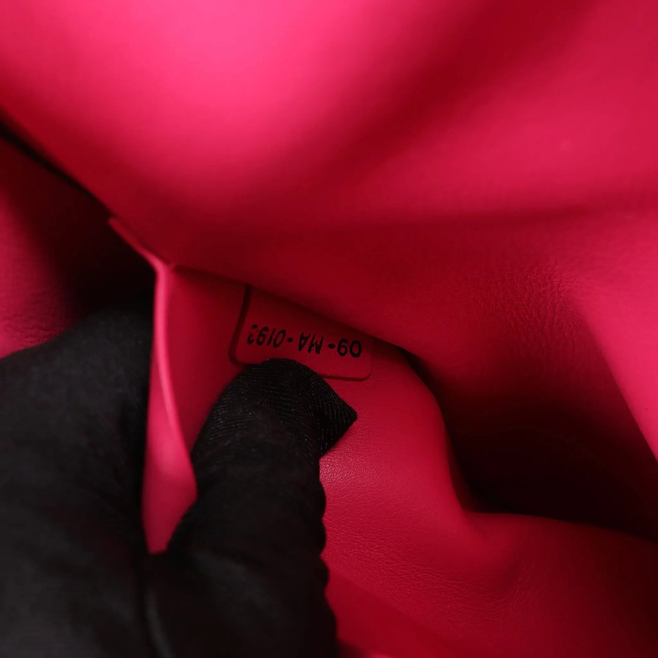 Dior Dior Diorissimo Smooth Leather Large 2Way Handbag in Black x Rose Indien Zwart