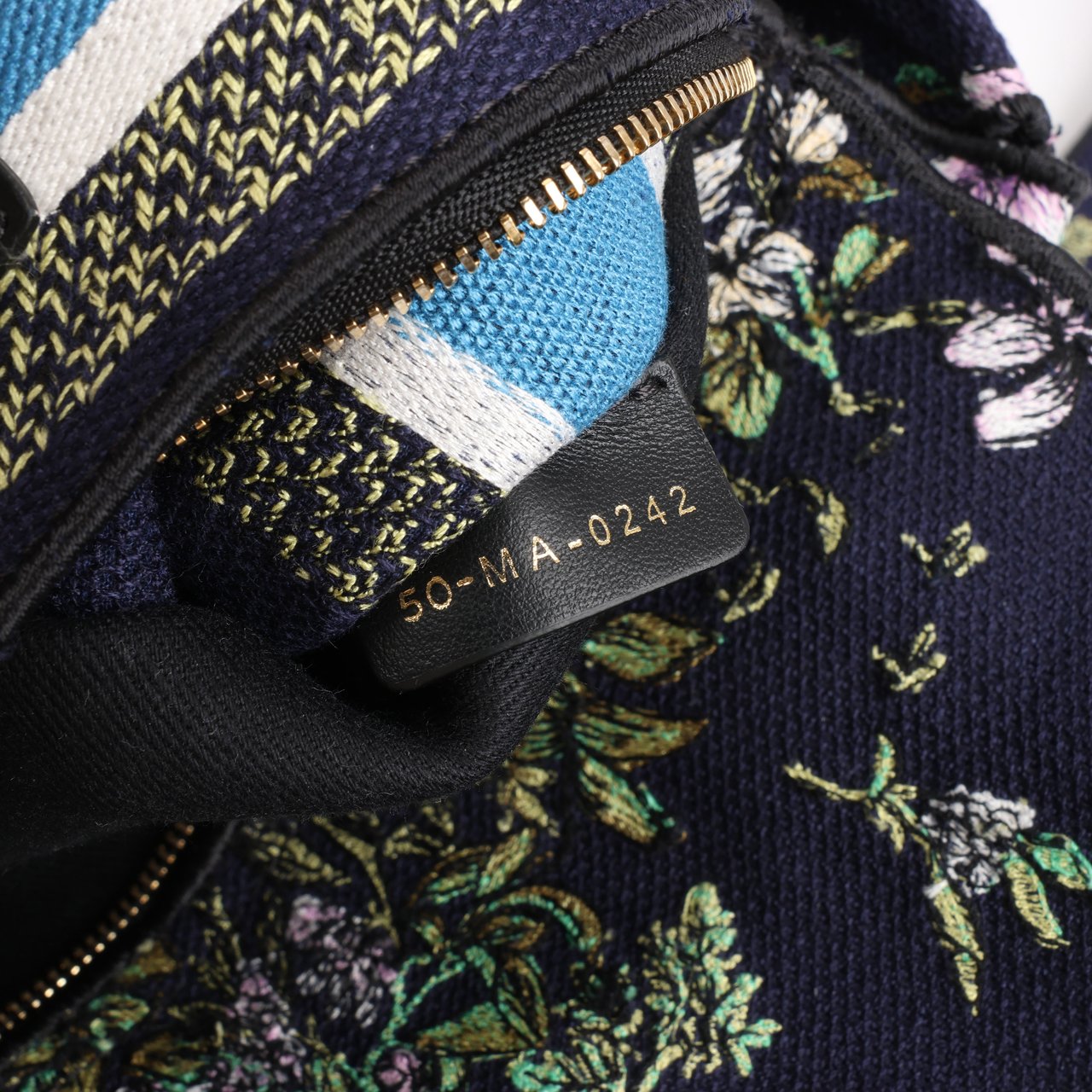 Dior Dior Lady D-Lite Canvas D-Constellation Embroidered Medium 2Way Handbag in Multicolor Divers