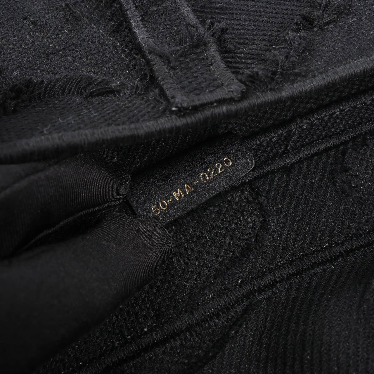 Dior Dior Saddle Classic Bag Canvas Shoulder Bag in Black Zwart