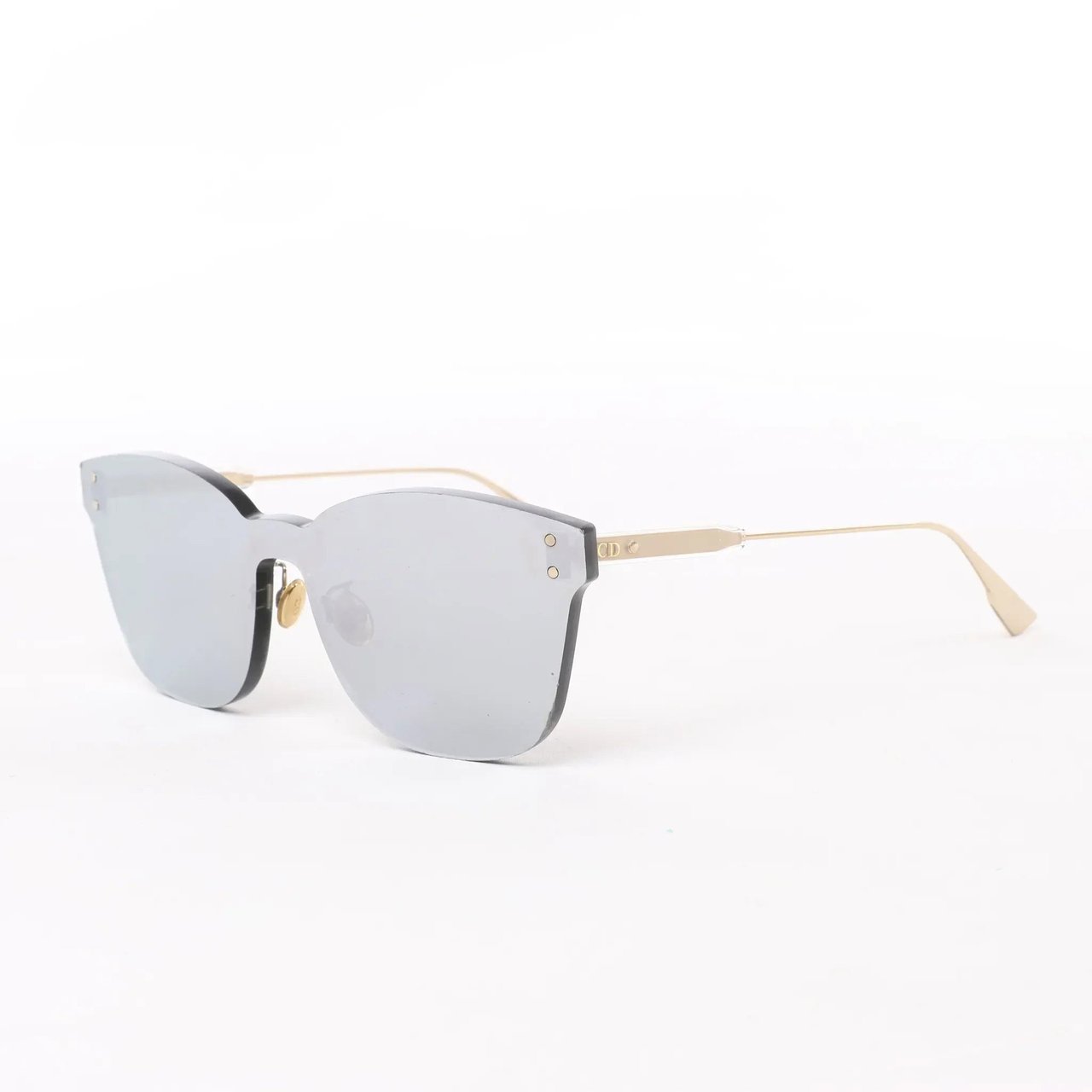 Dior Dior Mirrored Color Quake 2 Sunglasses in Silver Zilver