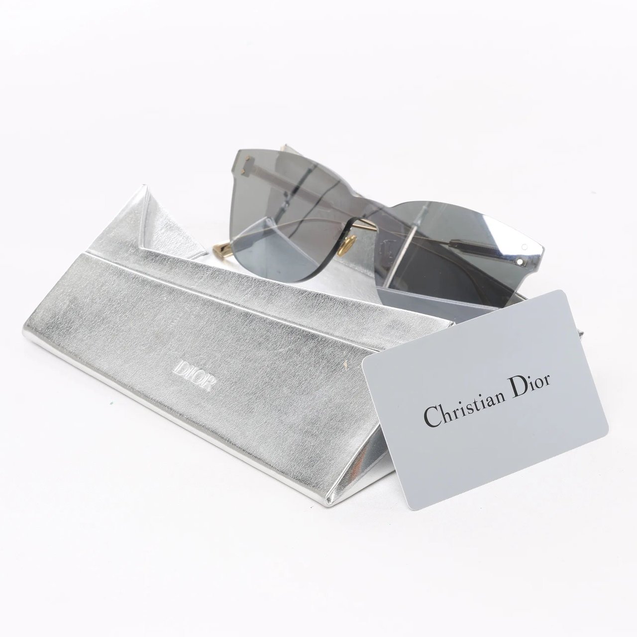 Dior Dior Mirrored Color Quake 2 Sunglasses in Silver Zilver