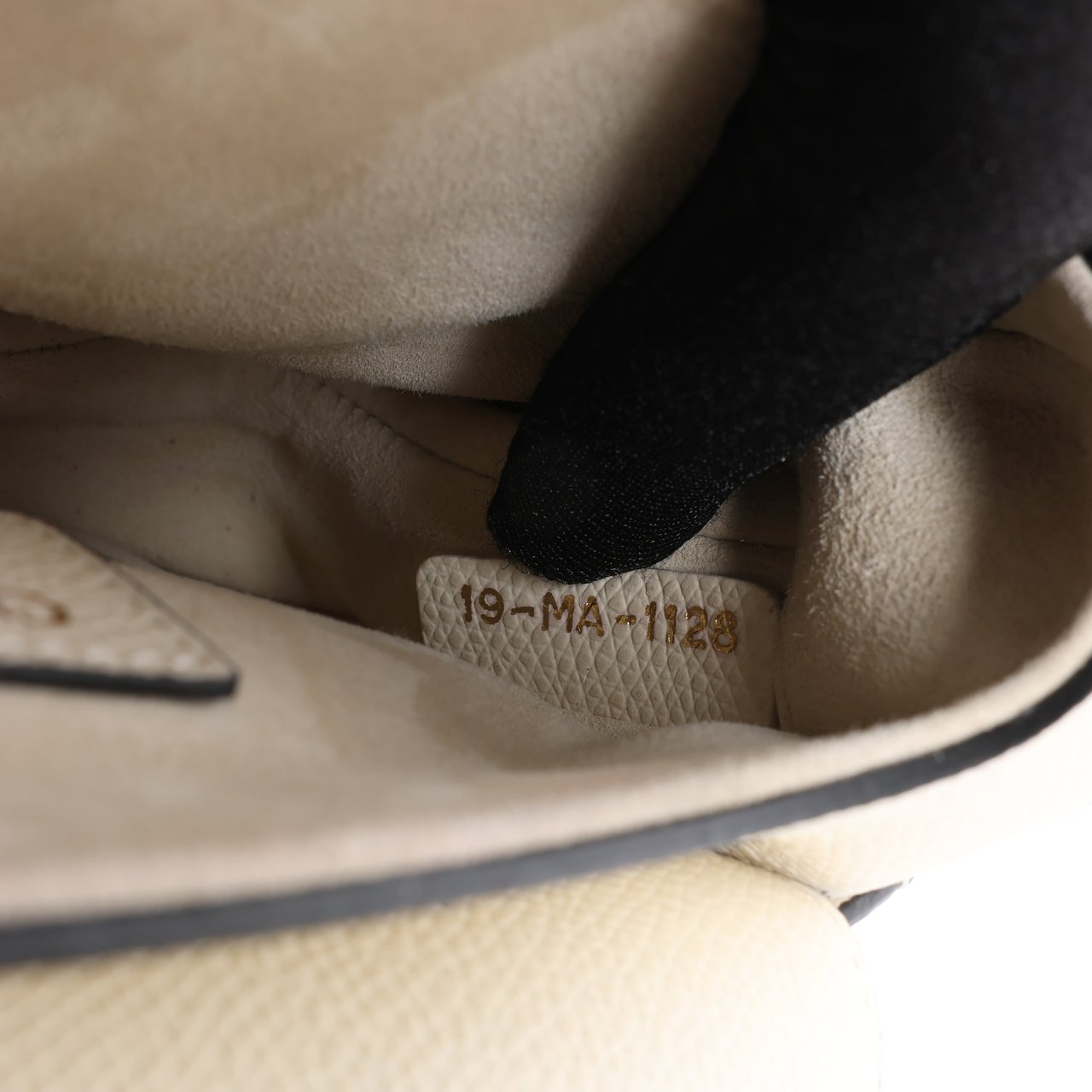 Dior Dior Saddle Mini Bag Leather Handbag in Ecru Beige