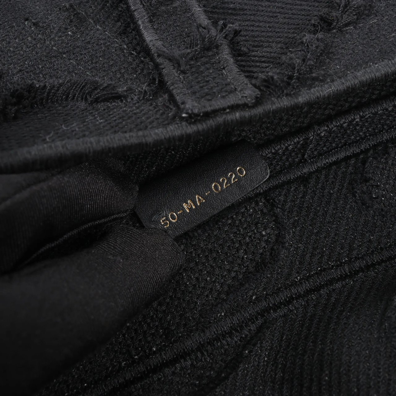 Dior Dior Saddle Classic Bag Canvas Shoulder Bag in Black Zwart