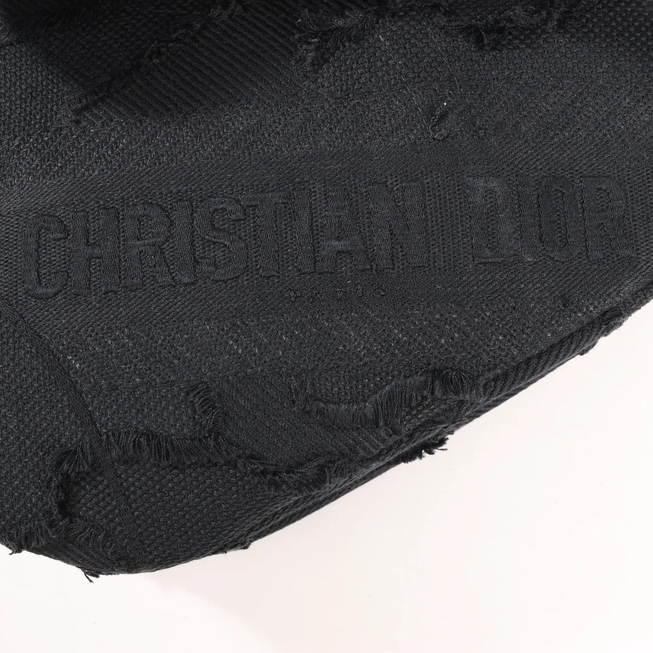 Dior Dior Saddle Classic Bag Canvas Shoulder Bag in Black Zwart