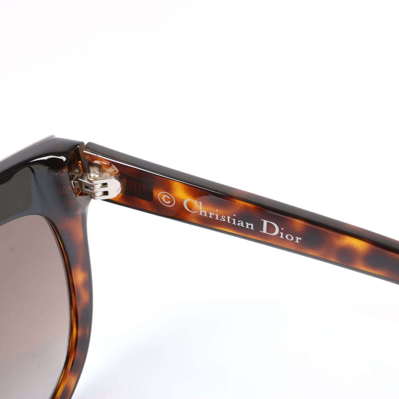 Dior Dior Brown Havana Dior Soft 1 Cat Eye Sunglasses Bruin