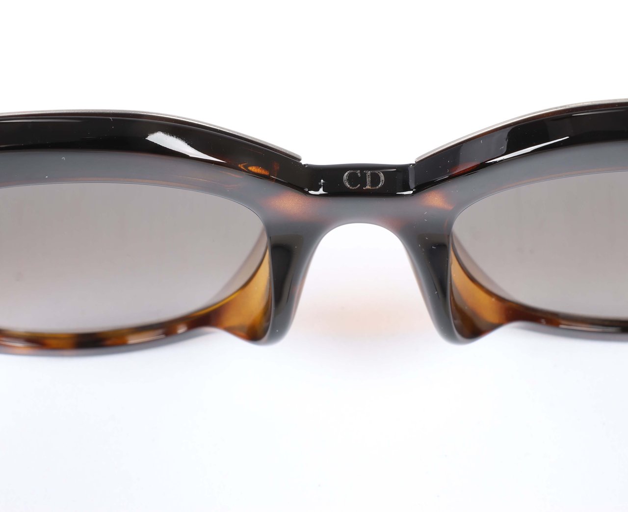 Dior Dior Brown Havana Dior Soft 1 Cat Eye Sunglasses Bruin