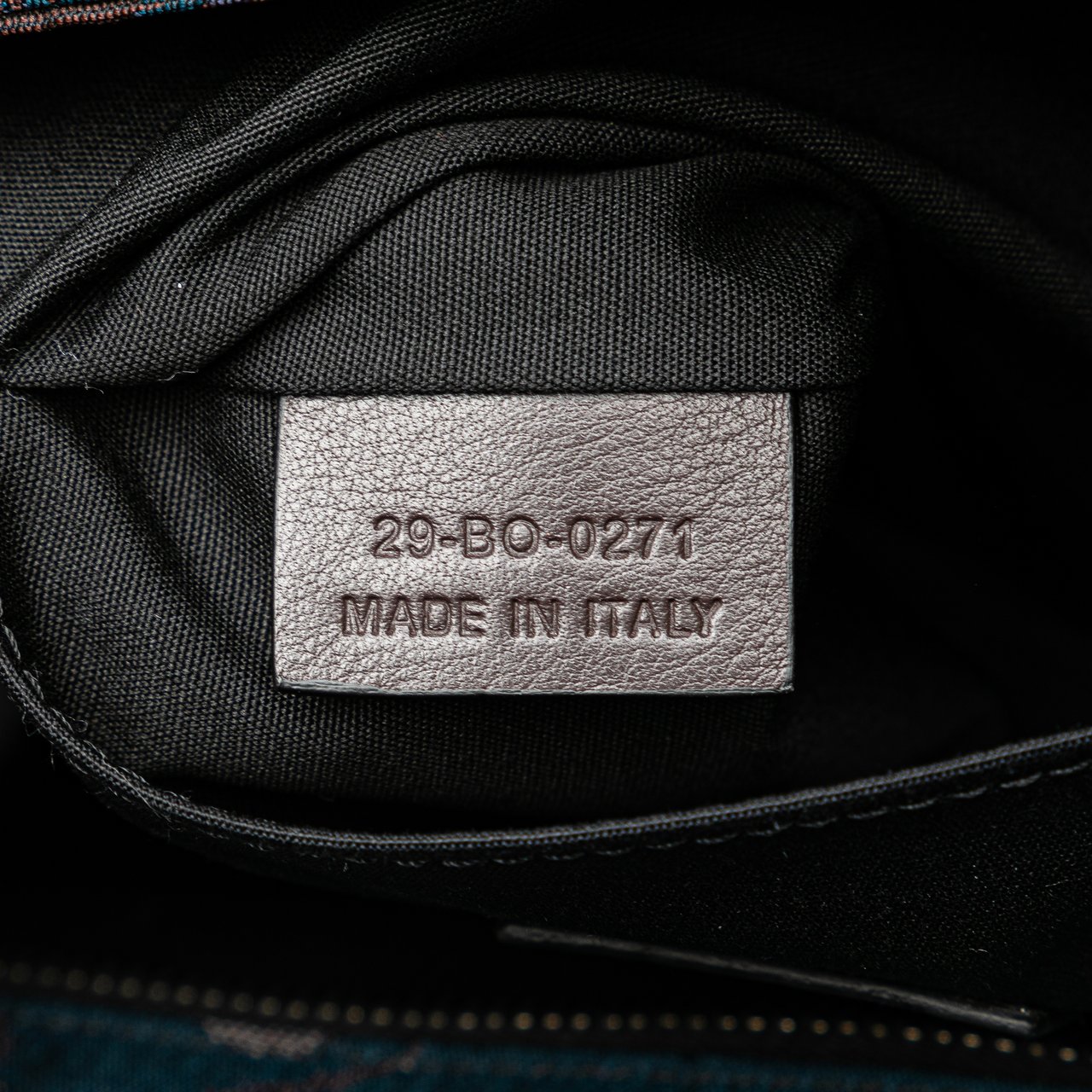Dior Peter Doig Denim Camouflage Soft Saddle Bag Bruin