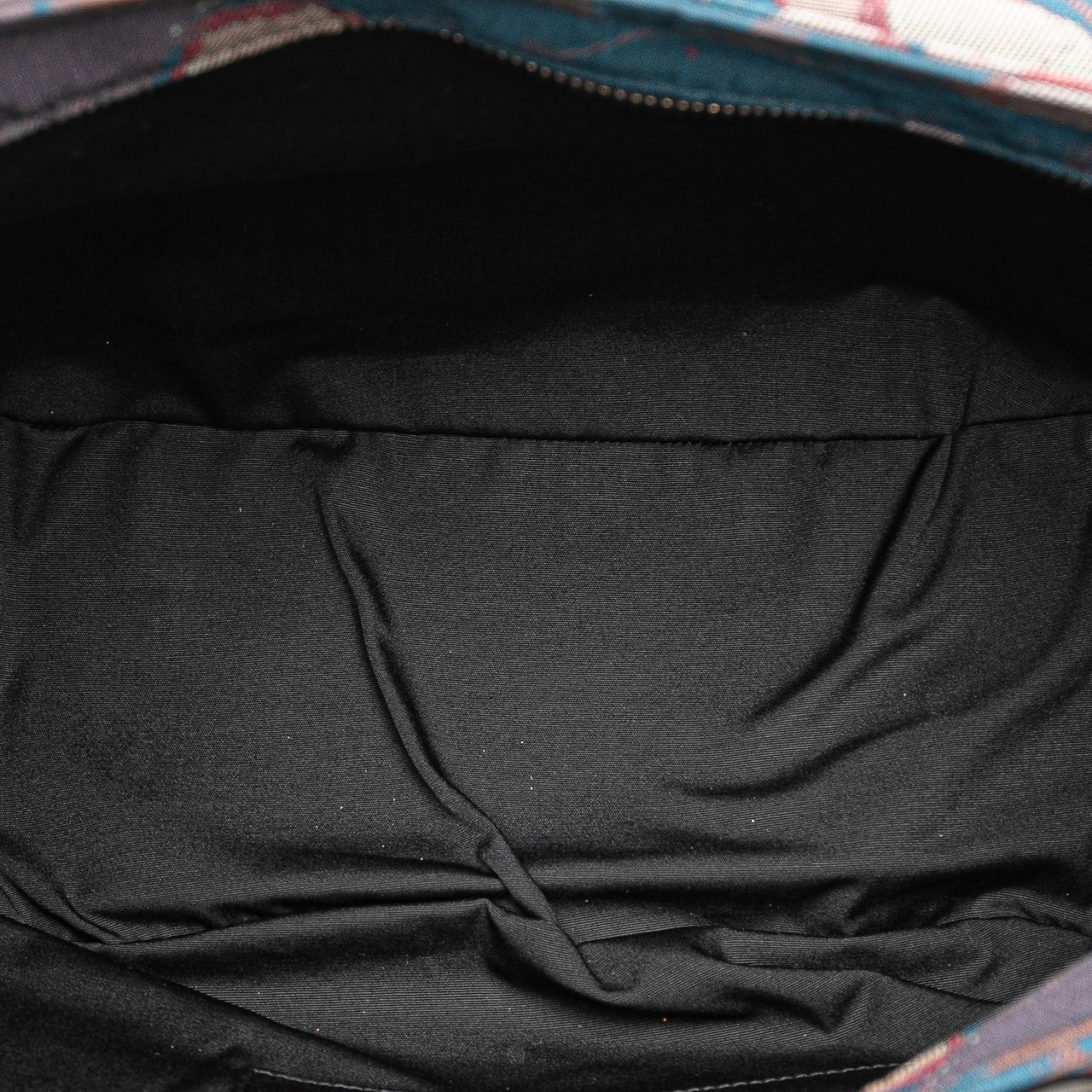 Dior Peter Doig Denim Camouflage Soft Saddle Bag Bruin