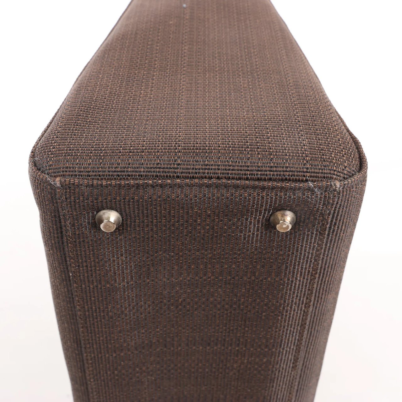 Dior Dior Lady Dior Cannage Nylon x Leather 2Way Handbag in Brown Bruin