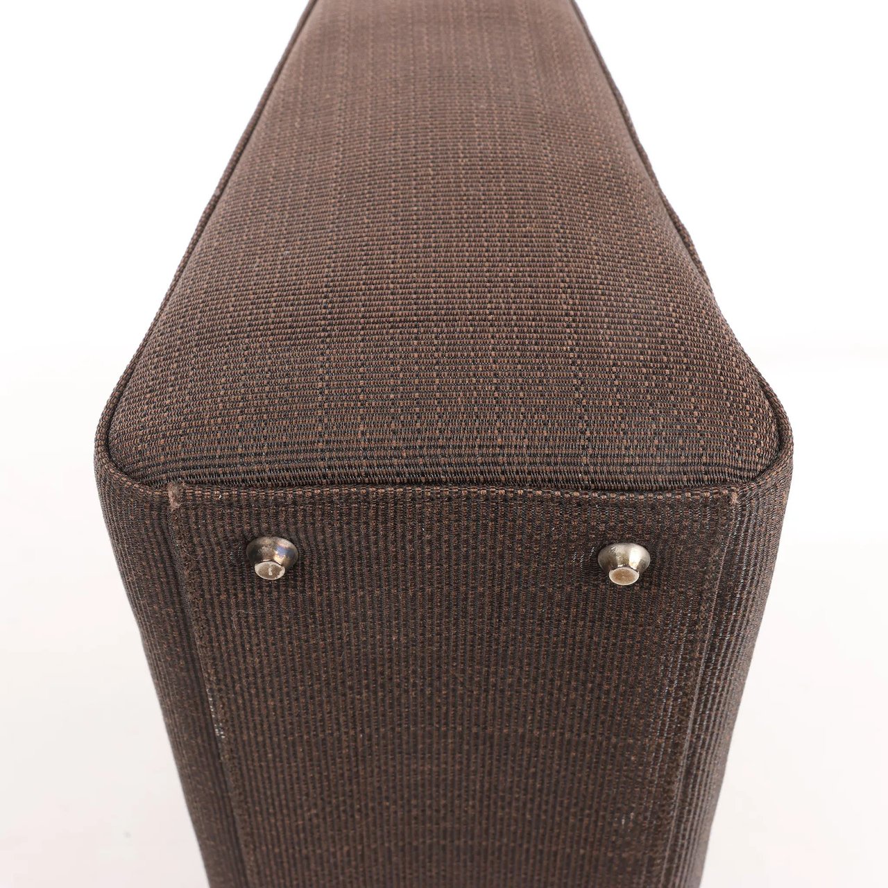 Dior Dior Lady Dior Cannage Nylon x Leather 2Way Handbag in Brown Bruin