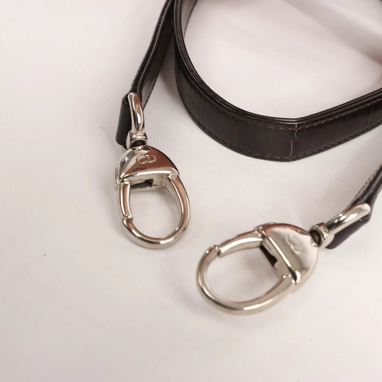 Dior Dior Lady Dior Cannage Nylon x Leather 2Way Handbag in Brown Bruin