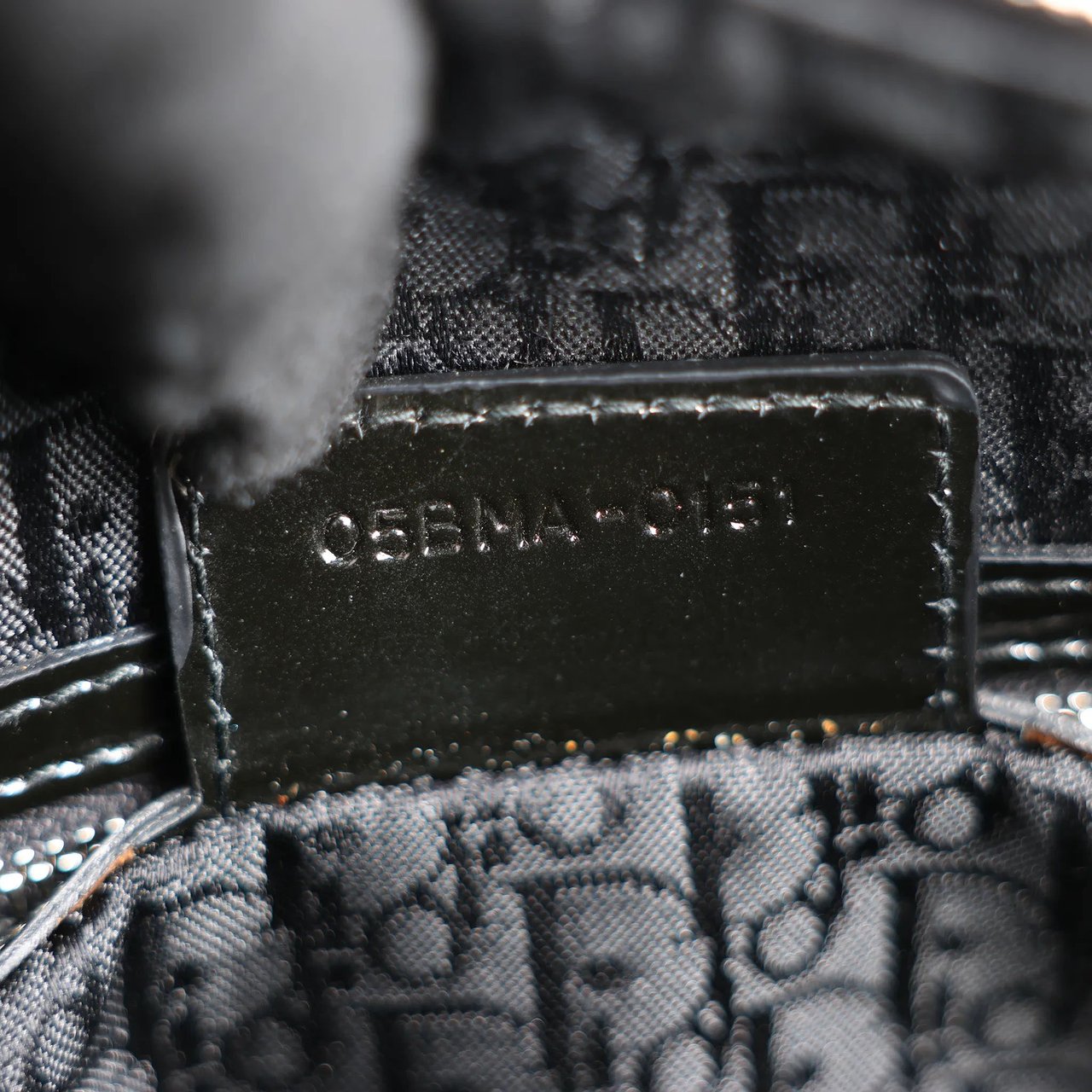 Dior Dior Lady Dior Large Patent Leather Cannage 2Way Handbag in Black Zwart