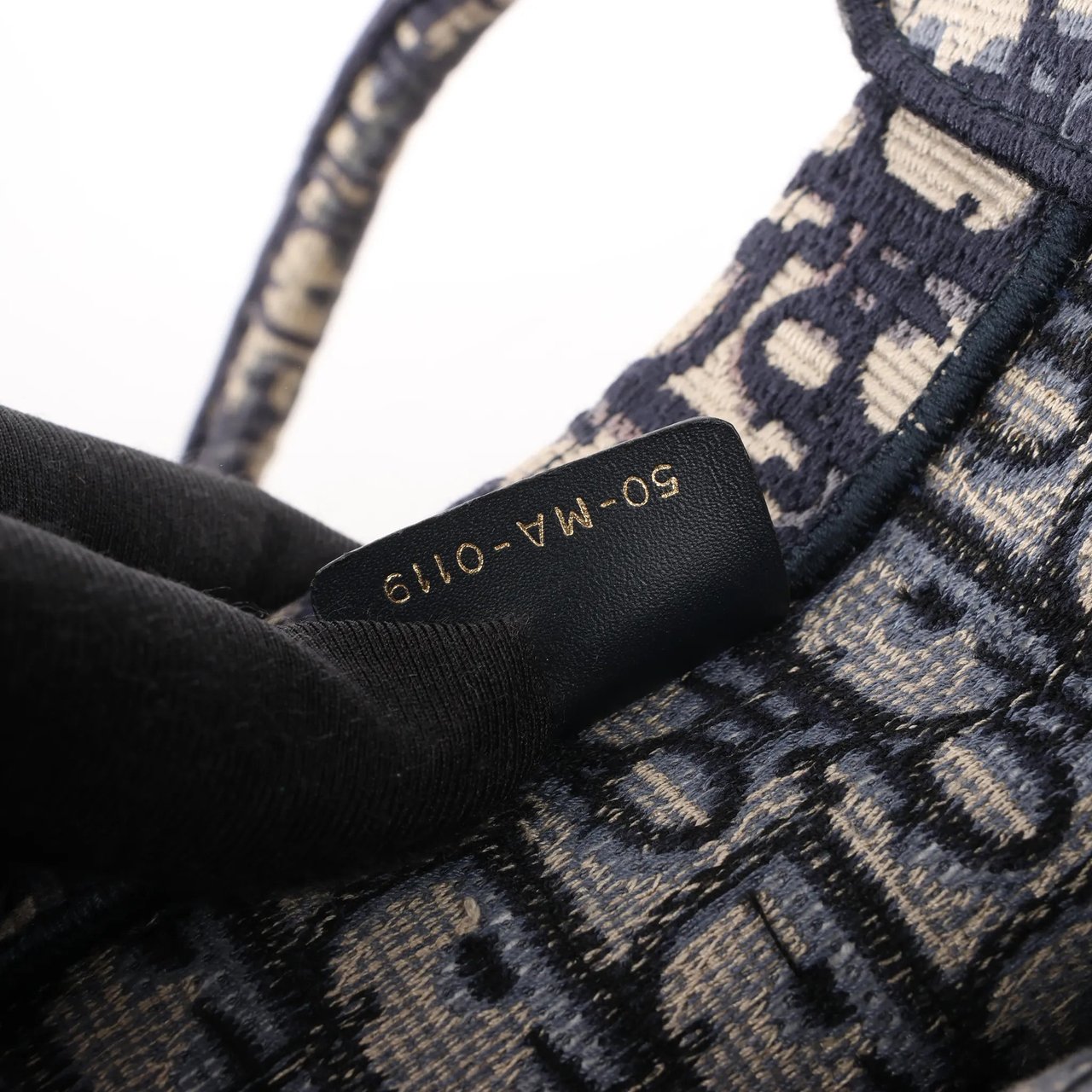 Dior Dior Book Tote Large Oblique Canvas Shoulder Bag in Navy Blue Divers