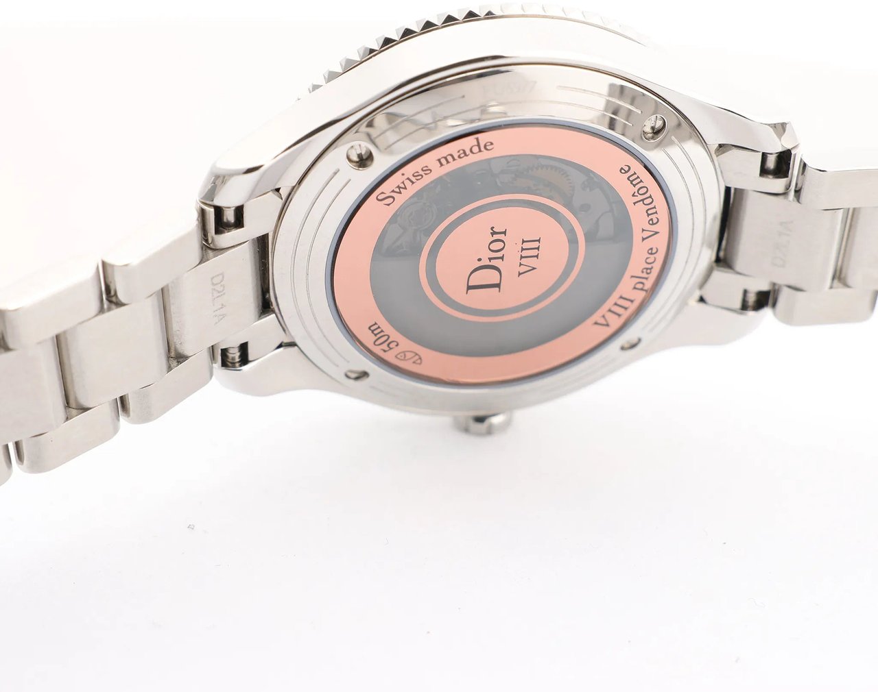 Dior Dior Montaigne CD152510 FU6977 SS AT Watch with Blue Dial Blauw