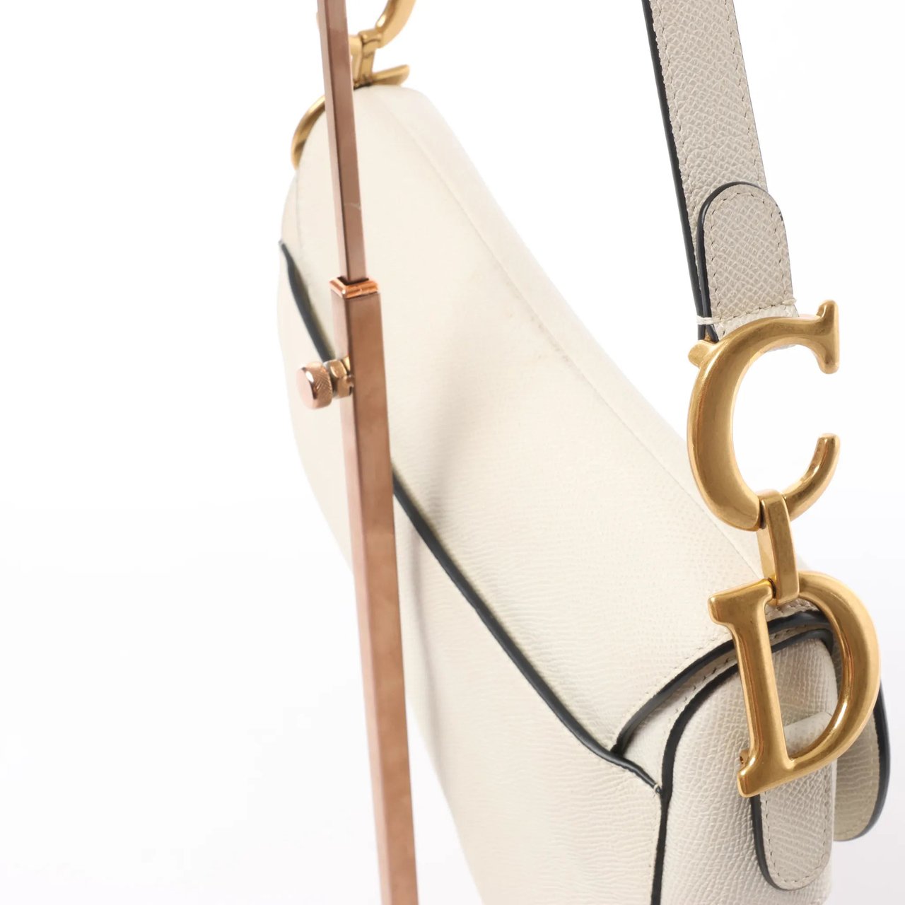 Dior Dior Saddle Classic Bag Canvas Shoulder Bag in White Divers