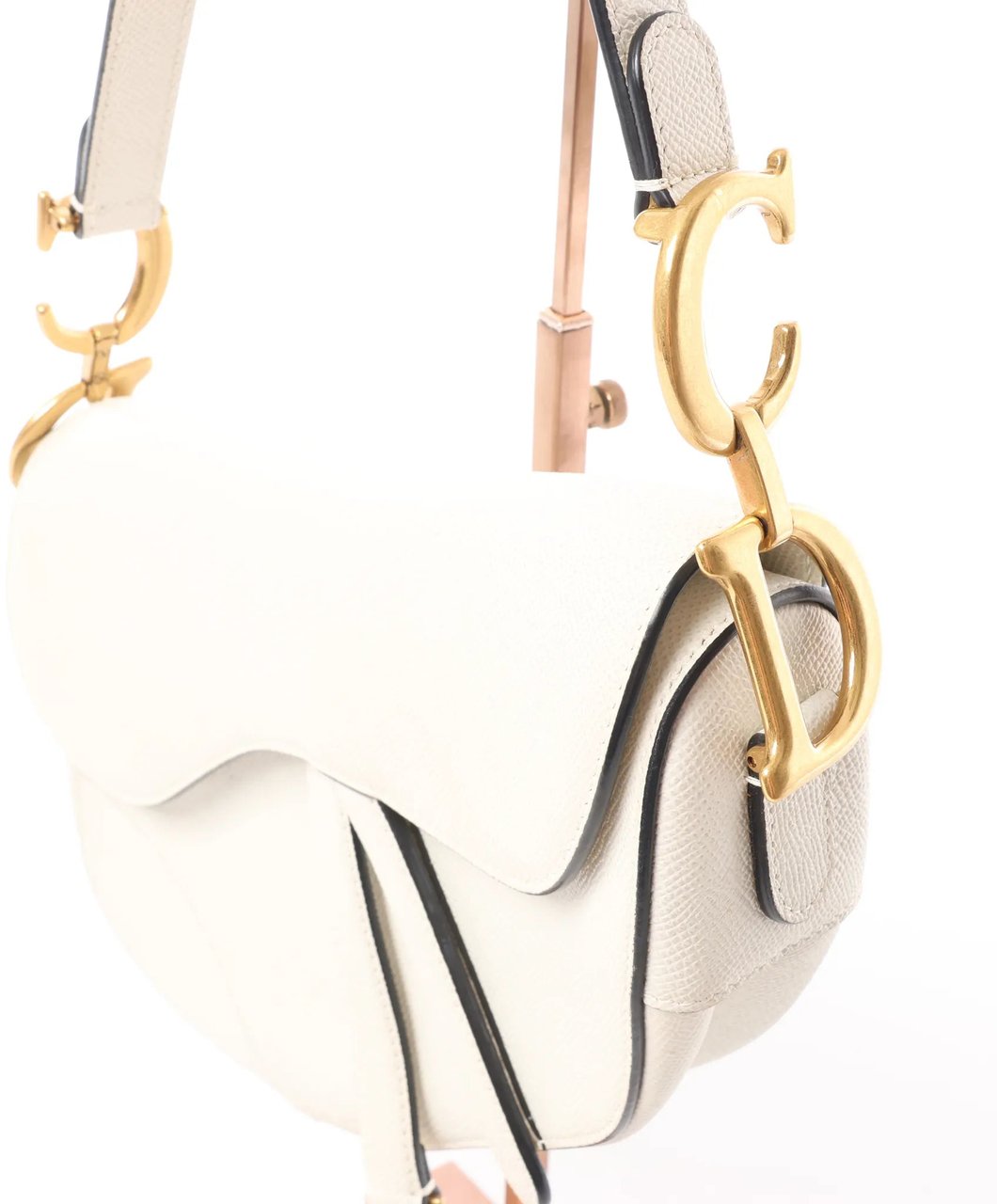 Dior Dior Saddle Classic Bag Canvas Shoulder Bag in White Divers