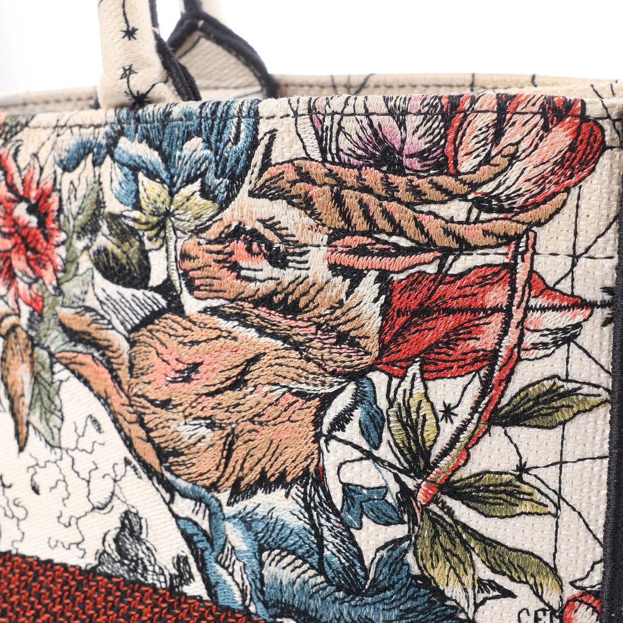 Dior Book Tote Large Zodiac Canvas Handbag in Multicolor Divers