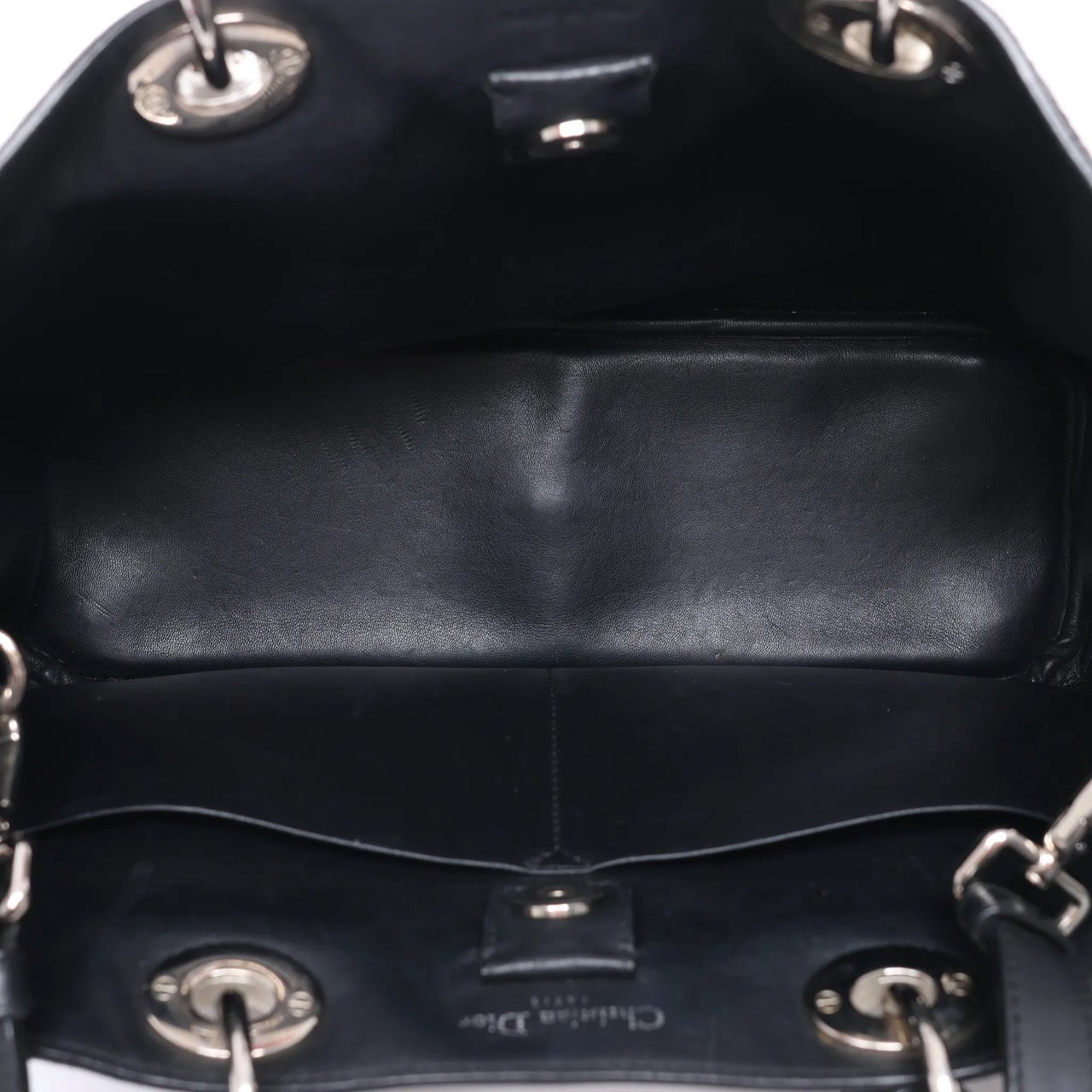 Dior Diorissimo Harako x Leather 2Way Handbag Brown Bruin