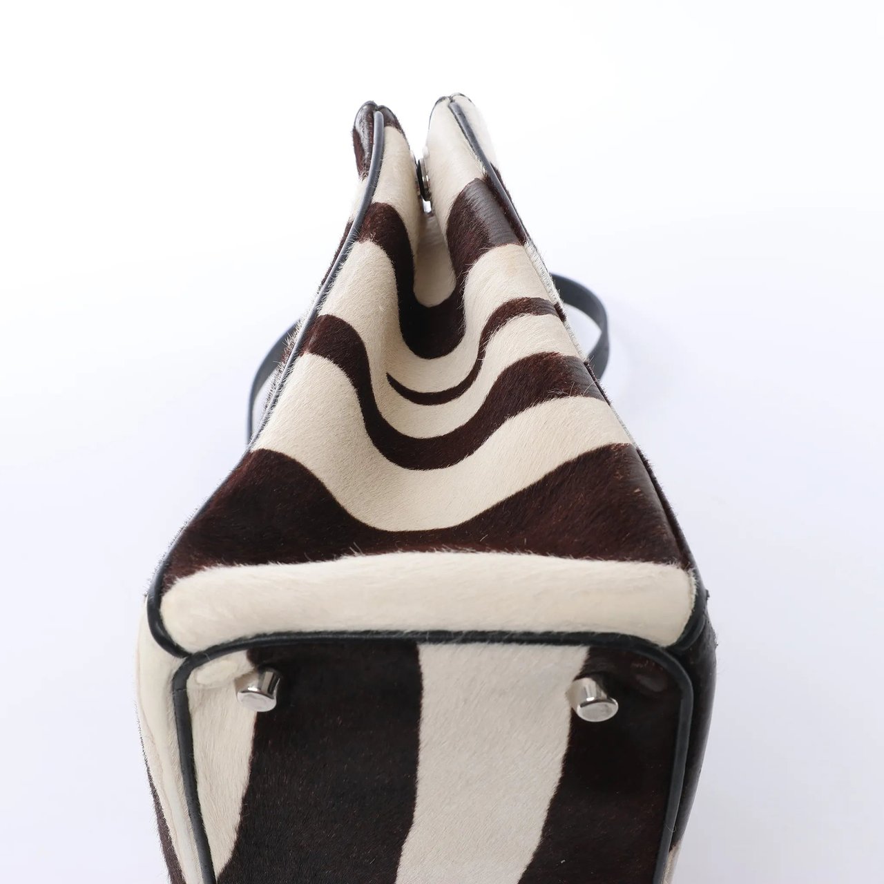 Dior Diorissimo Harako x Leather 2Way Handbag Brown Bruin