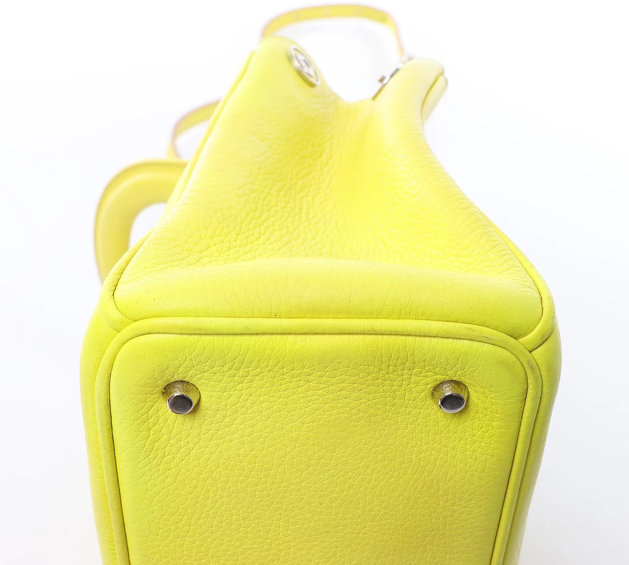 Dior Diorissimo Leather Mini 2Way Handbag in Yellow Geel